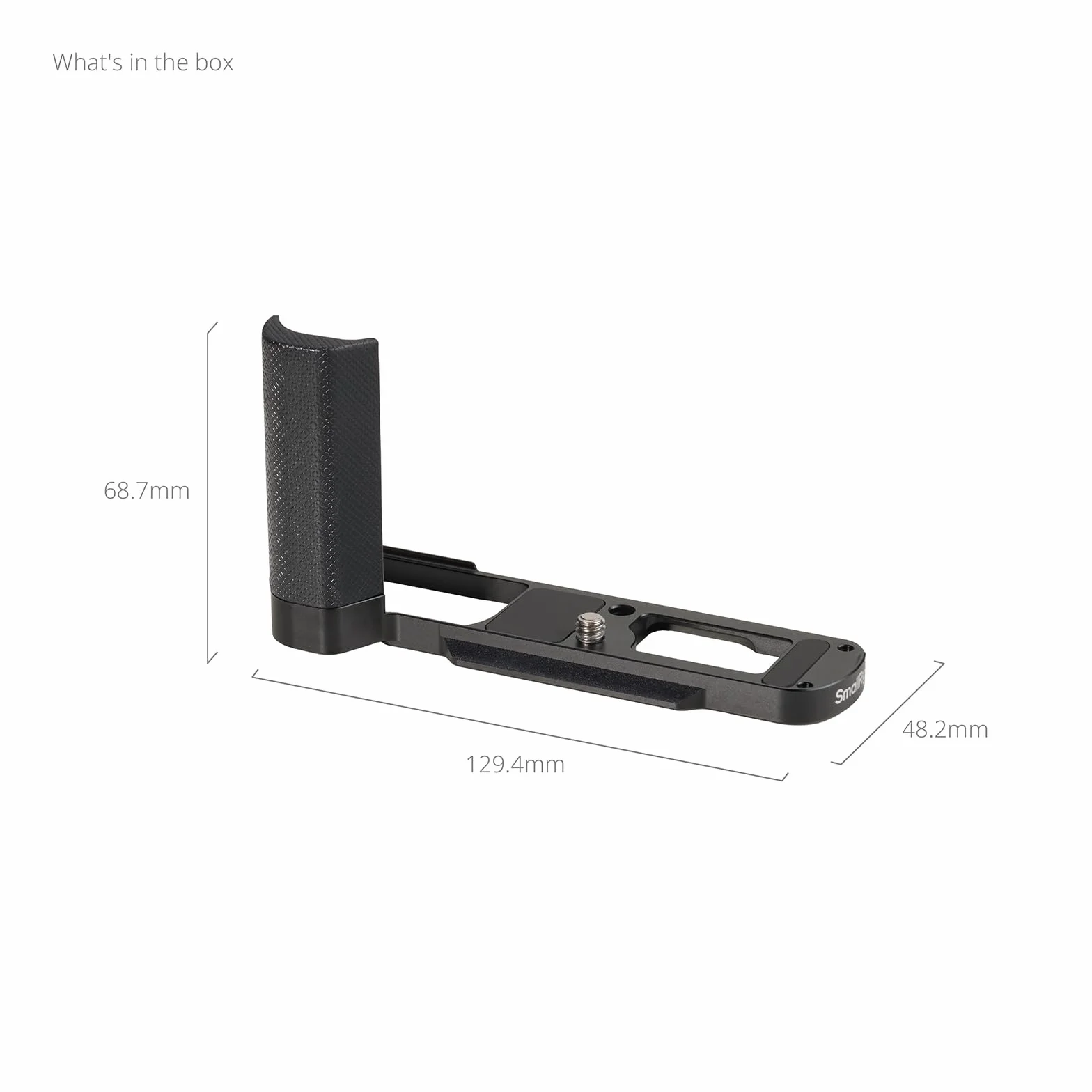 SMALLRIG Uchwyt do płytki montażowej w kształcie litery L do aparatu Panasonic LUMIX L10 (czarna) 5700