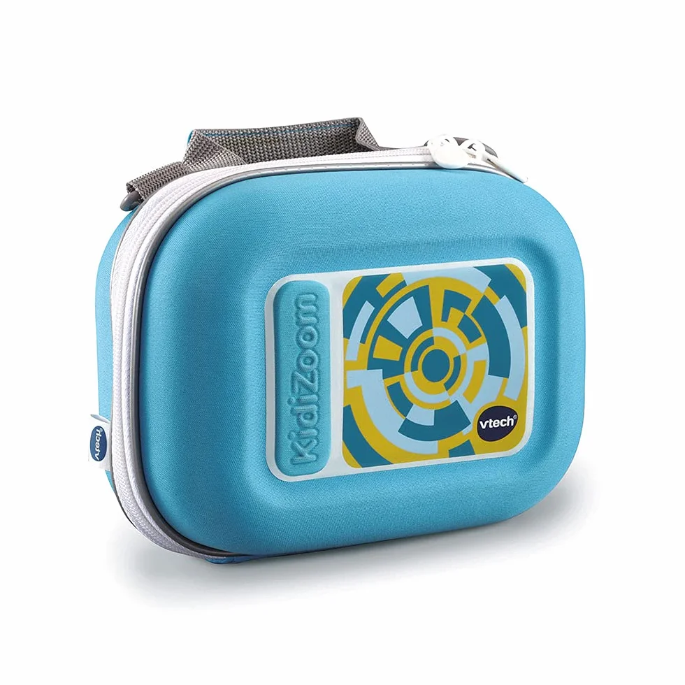 VTech Kidizoom etui na aparat, przenośne twarde etui dla dzieci, akcesoria do aparatu cyfrowego dla dzieci, odpowiednie dla dziewcząt i chłopców od 3, 4, 5+ lat, niebieskie
