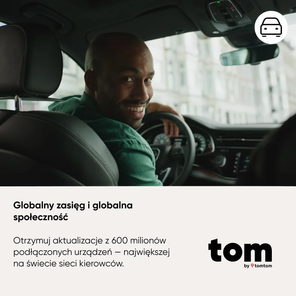 TomTom Antyradar do Samochodu - Bez Abonamentu | Tom by TT Premium Pack