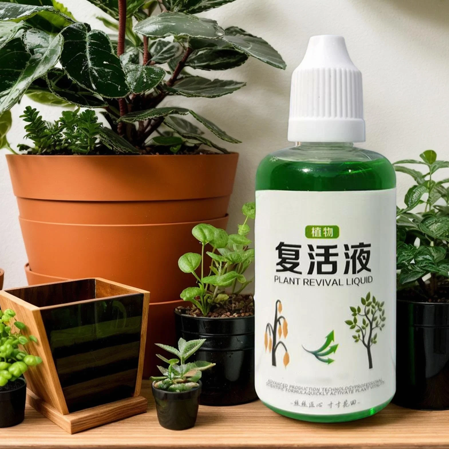 Stymulator Korzeni Nawóz Naturalny 50ml Do Systemu Korzeniowego Gleby Kwiatów