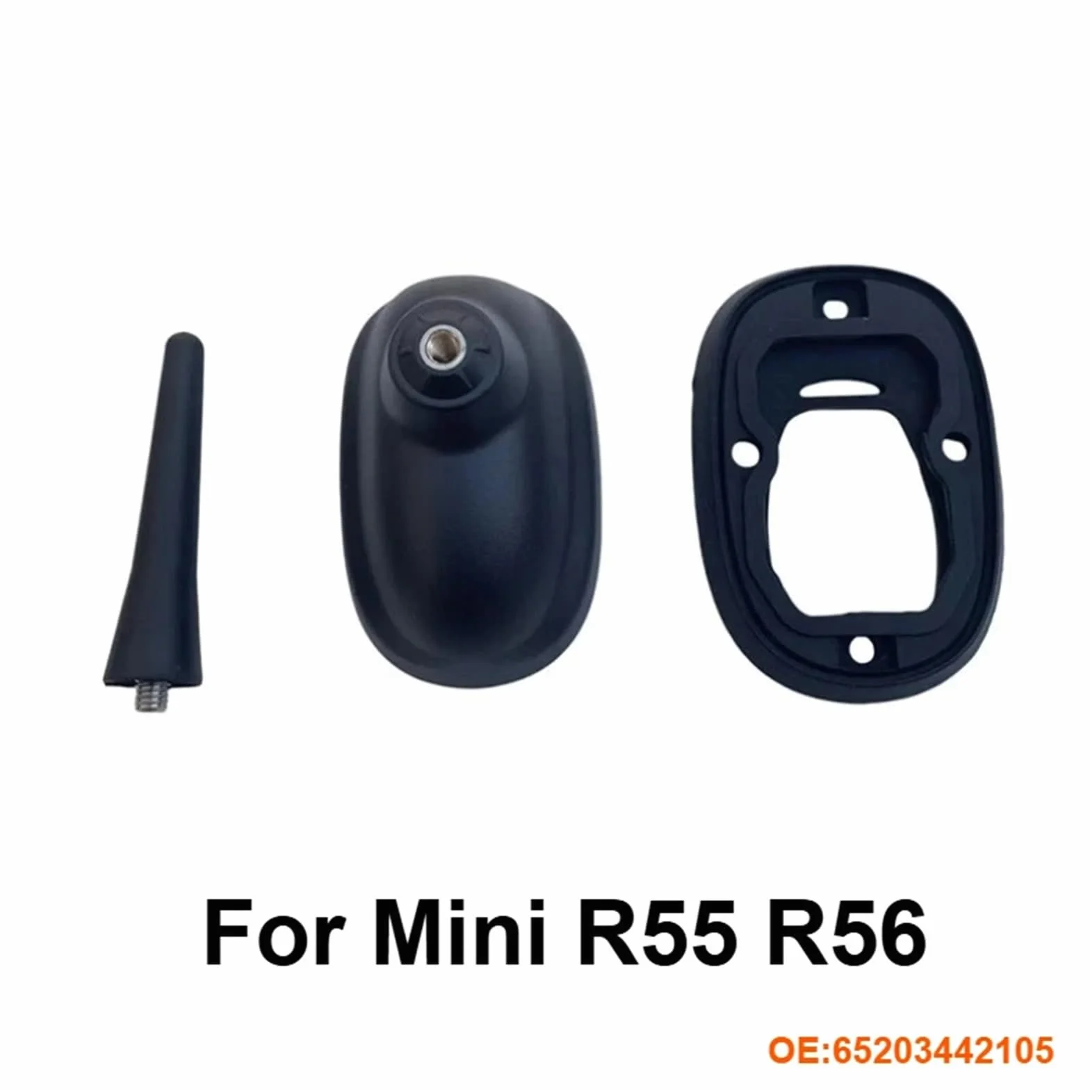 FM antena stereo Pasuje do Mini Cooper R55 R56 65203442105 Akcesoria samochodowe Antena radiowa Podstawa anteny Uszczelka gumowa Pierścień uszczelniający Anteny samochodowe(3PCS)