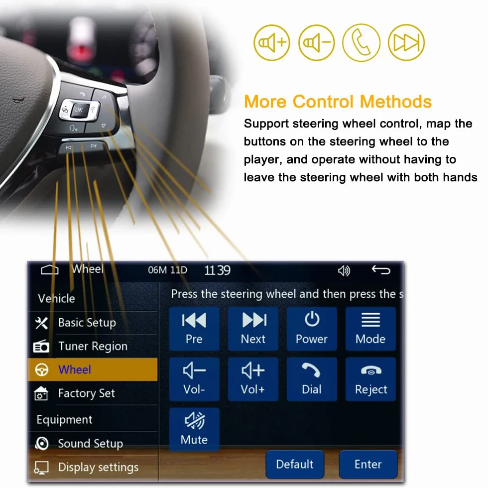 5-calowy samochodowy odtwarzacz MP5 stereo Odbiornik radiowy FM BT z automatycznym gniazdem Android Rozmowa głośnomówiąca USB/odtwarzanie łącza telefonicznego Pomoc w odwróceniu Sterowanie na