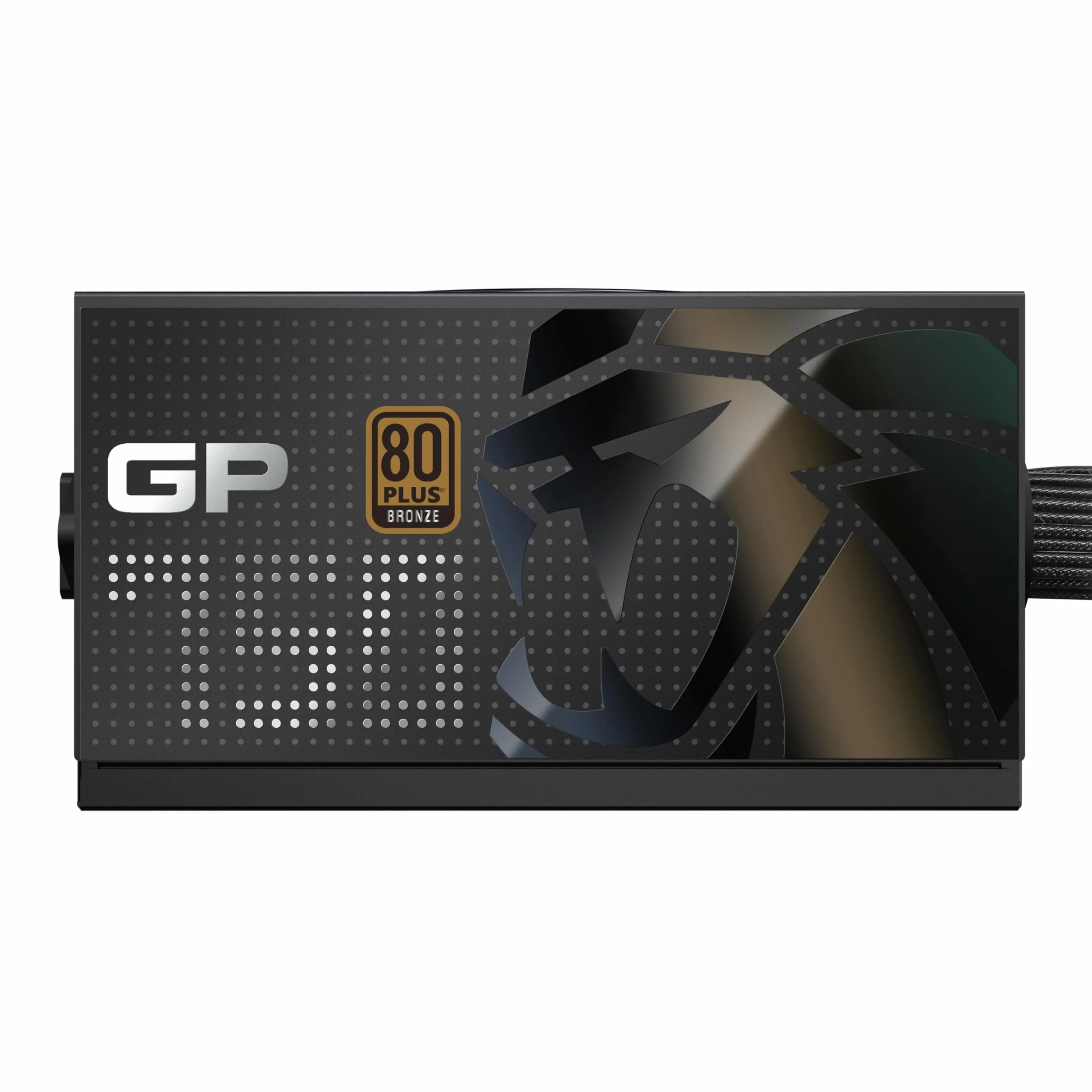 GAMEMAX GP 750B Zasilacz PC 750W, niemodularny, 80 Plus Bronze, DC-to-DC, wentylator HDB 140 mm, płaskie czarne kable, 9 zabezpieczeń, 5 lat gwarancji, czarny.
