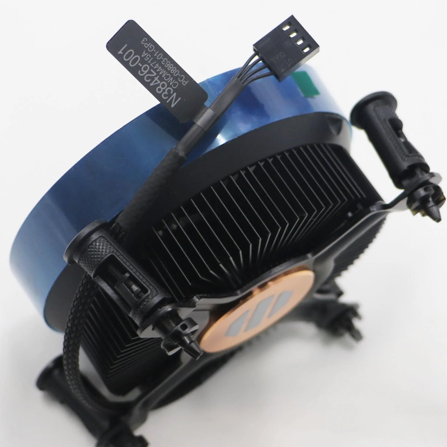Core Ultra radiator procesora 3/5/7 - kompatybilny z procesorem Intel Cooler aluminiowy radiator miedziany rdzeń bazowy do rdzeni LGA1700 Ultra 2-215 225 225F 265 265F-z 65W Intel CPU Cooler i 4