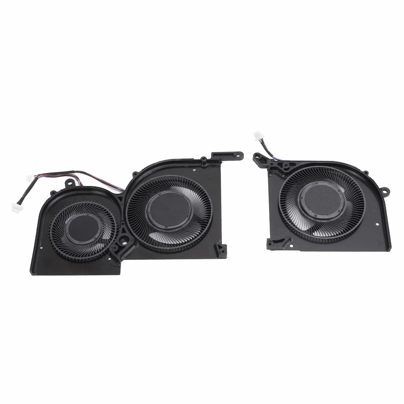 Acouto 4-pinowy Wentylator GPU do Laptopa z Aluminiowym Stopem i ABS, Chłodzący Wentylator dla GS66 10SD 10SGS 10SFS 10SF 10SE MS 16V1 MS 16V2 WS66 P66