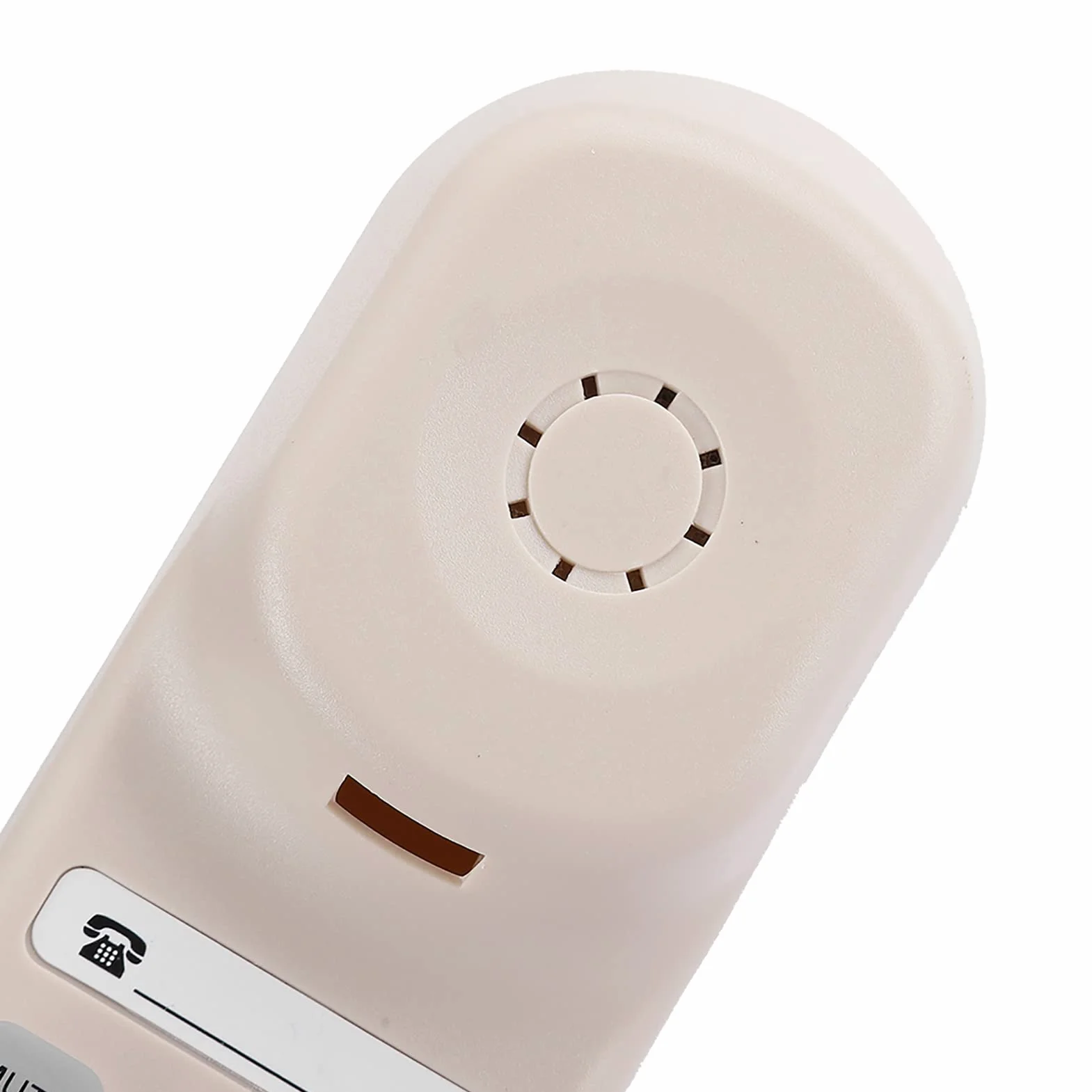 Socobeta Przewodowy telefon stacjonarny do domu, korzystanie z telefonu stacjonarnego, ściana podwójnego przeznaczenia, do pokoju hotelowego, windy rodzinnej, łazienki, beżowy