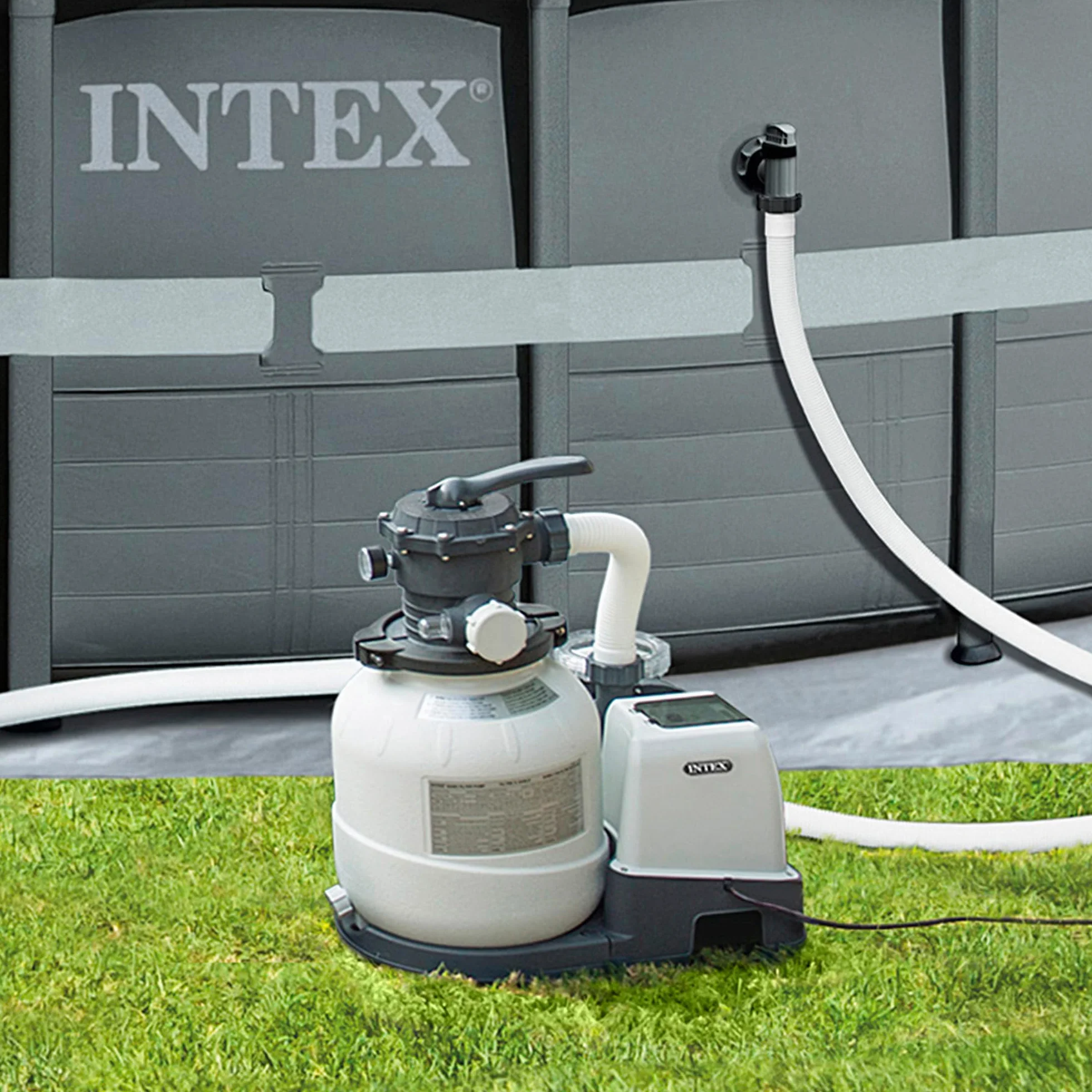 Intex 26652 Pompa Filtrująca 12.000 L/h Biały/Czarny