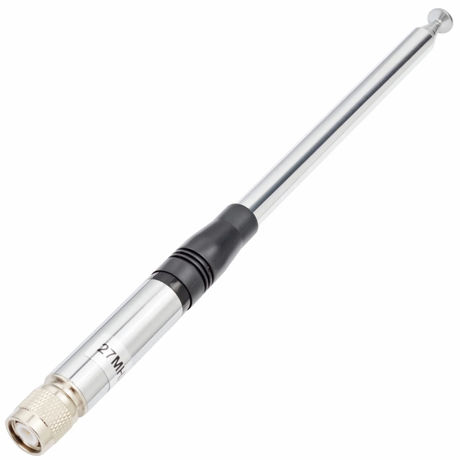 HYS Antena radiowa CB 27 MHz, połączenie TNC, wysoki zysk, teleskopowa antena pop up (130 cm) kompatybilna z radiem ręcznym President Randy-3, PNI Escort HP 72