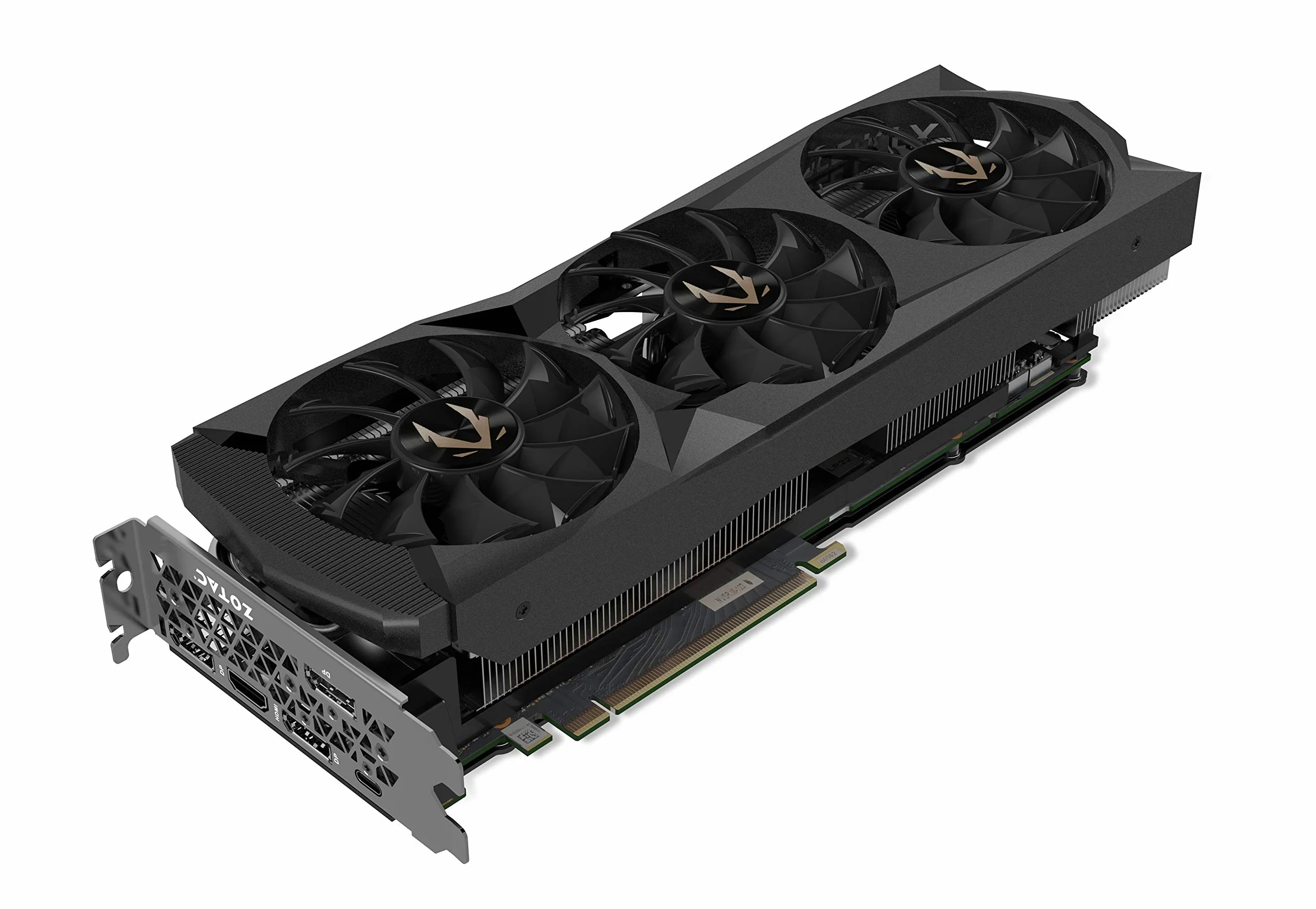 ZOTAC GAMING GeForce RTX 2080 Ti potrójny wentylator 11 GB GDDR6 352-bit SPECTRA RGB LED metalowa karta graficzna z tyłu - ZT-T20810F-10P