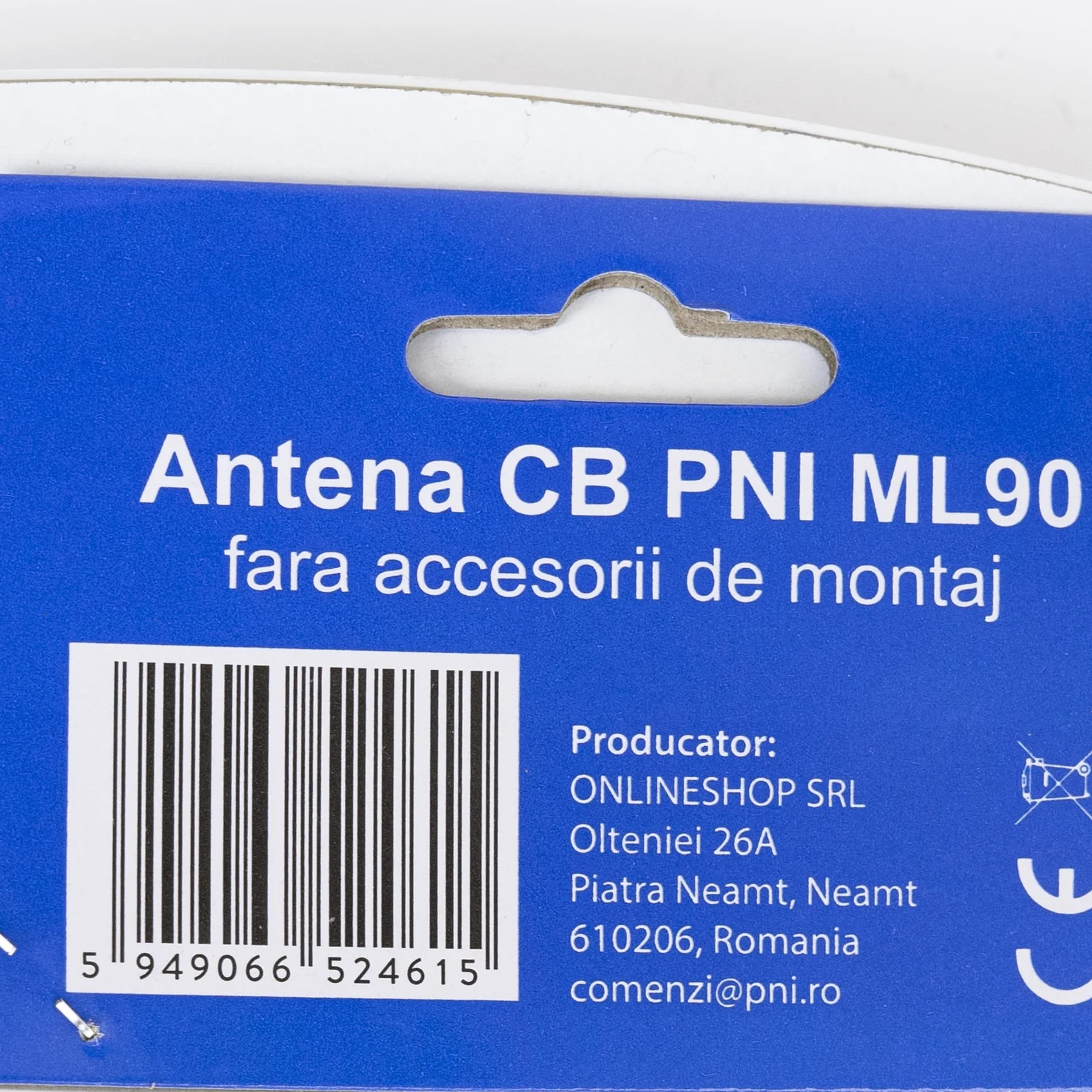 Antena CB PNI ML90 26-30MHz, 71 cm, 150W, bezprzewodowa, kompatybilna z dowolnym połączeniem PL259