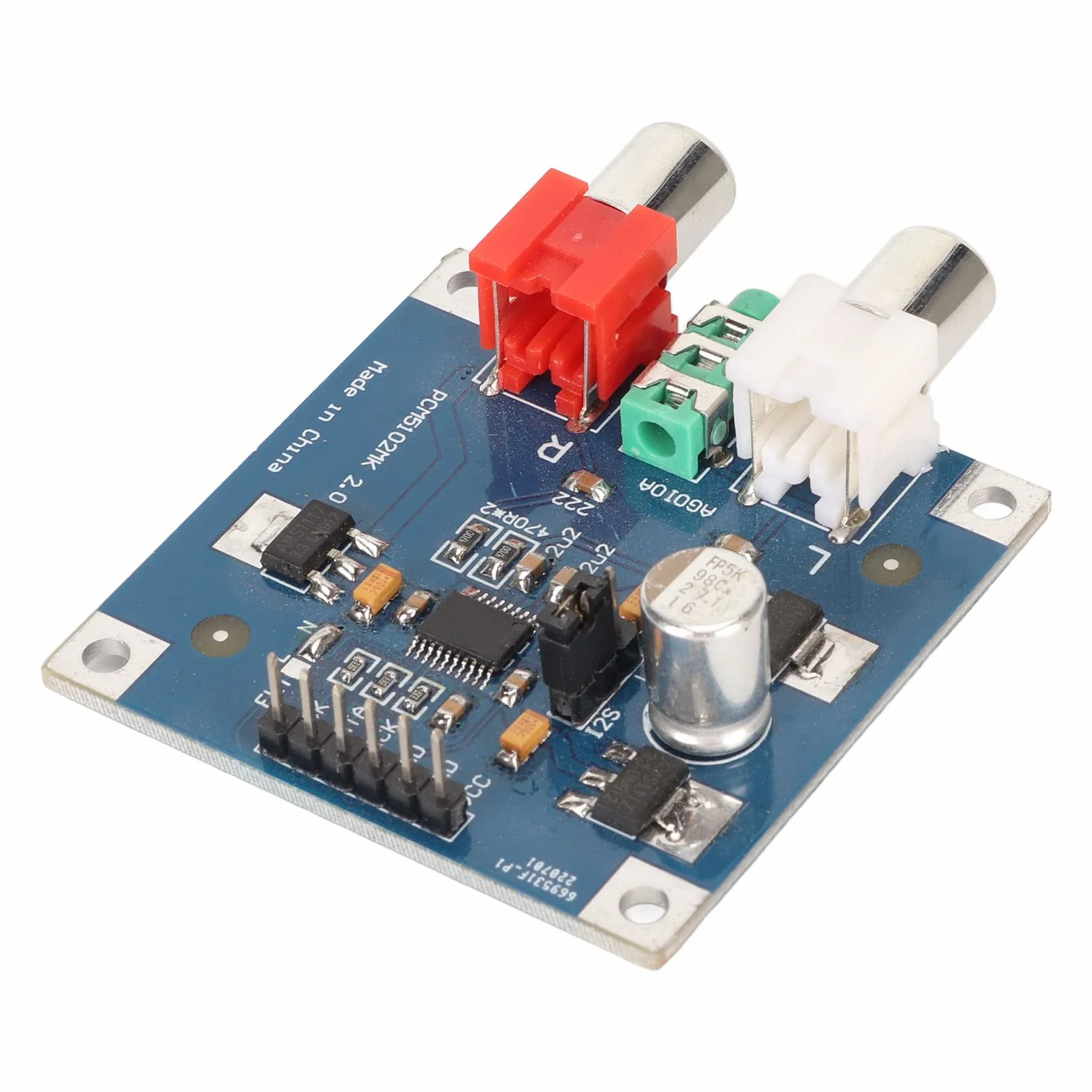 PCM5102/PCM5102A Karta Dźwiękowa Płyta Dekodera DAC Wejście I2S 32bit 384K z Wyjściem Słuchawkowym 3.5 Płyta Dekodera HiFi