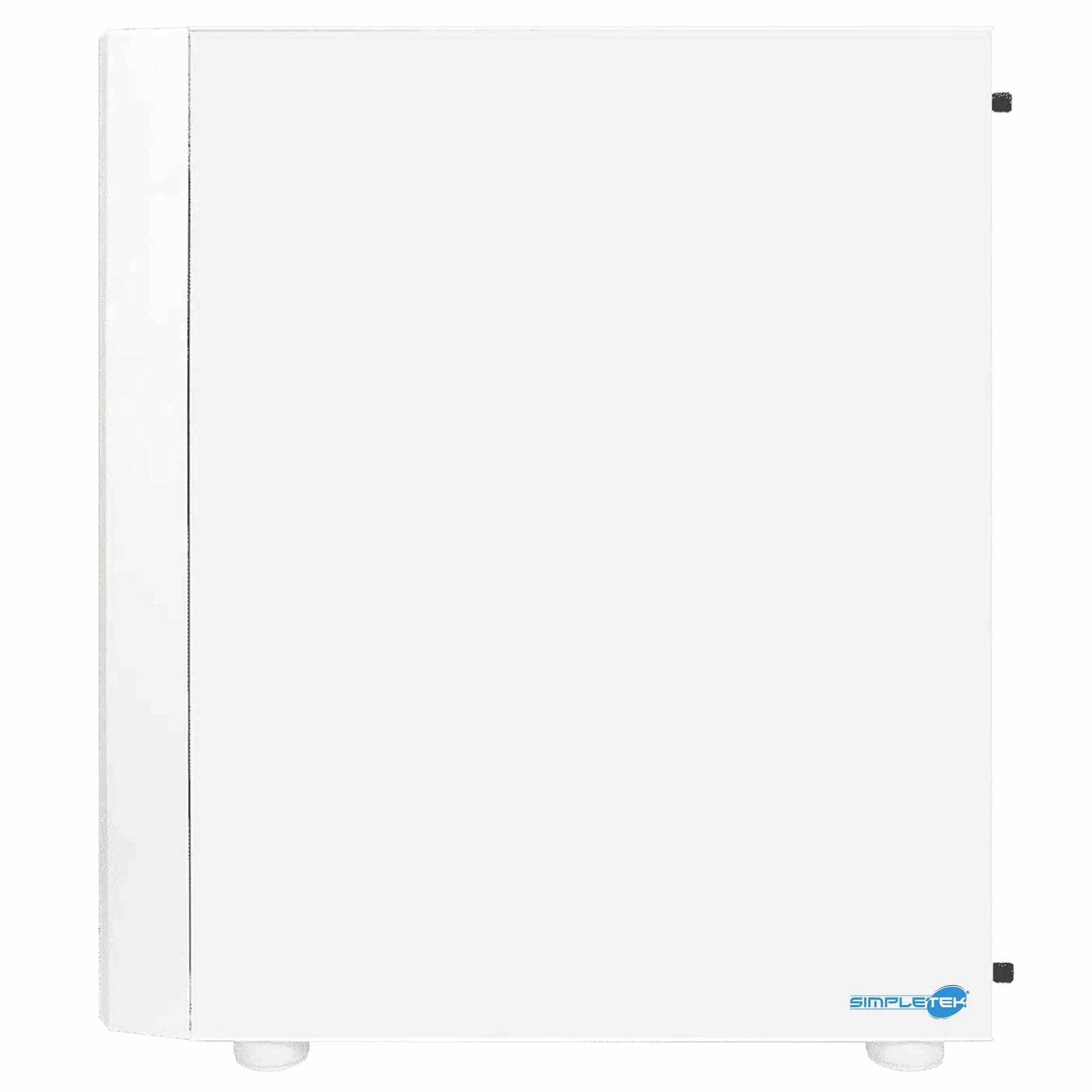 SIMPLETEK - Obudowa RGB biała - kompatybilna z Noua Orizon M111 | E-ATX m-ATX mini-ITX ATX - 2x 3,5" - 1x 2,5" | bez zasilacza