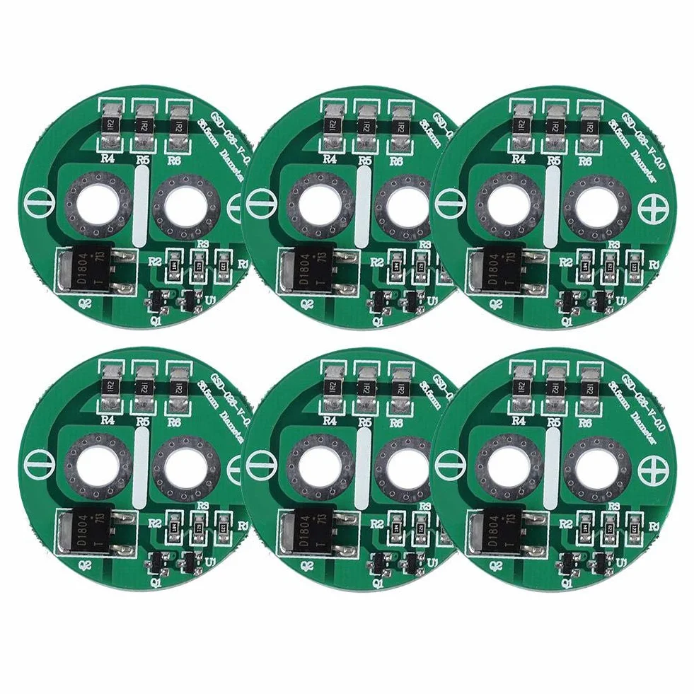 Super kondensator 2,5 V z płytą graniczną modułu ochronnego, zestaw 6 szt.