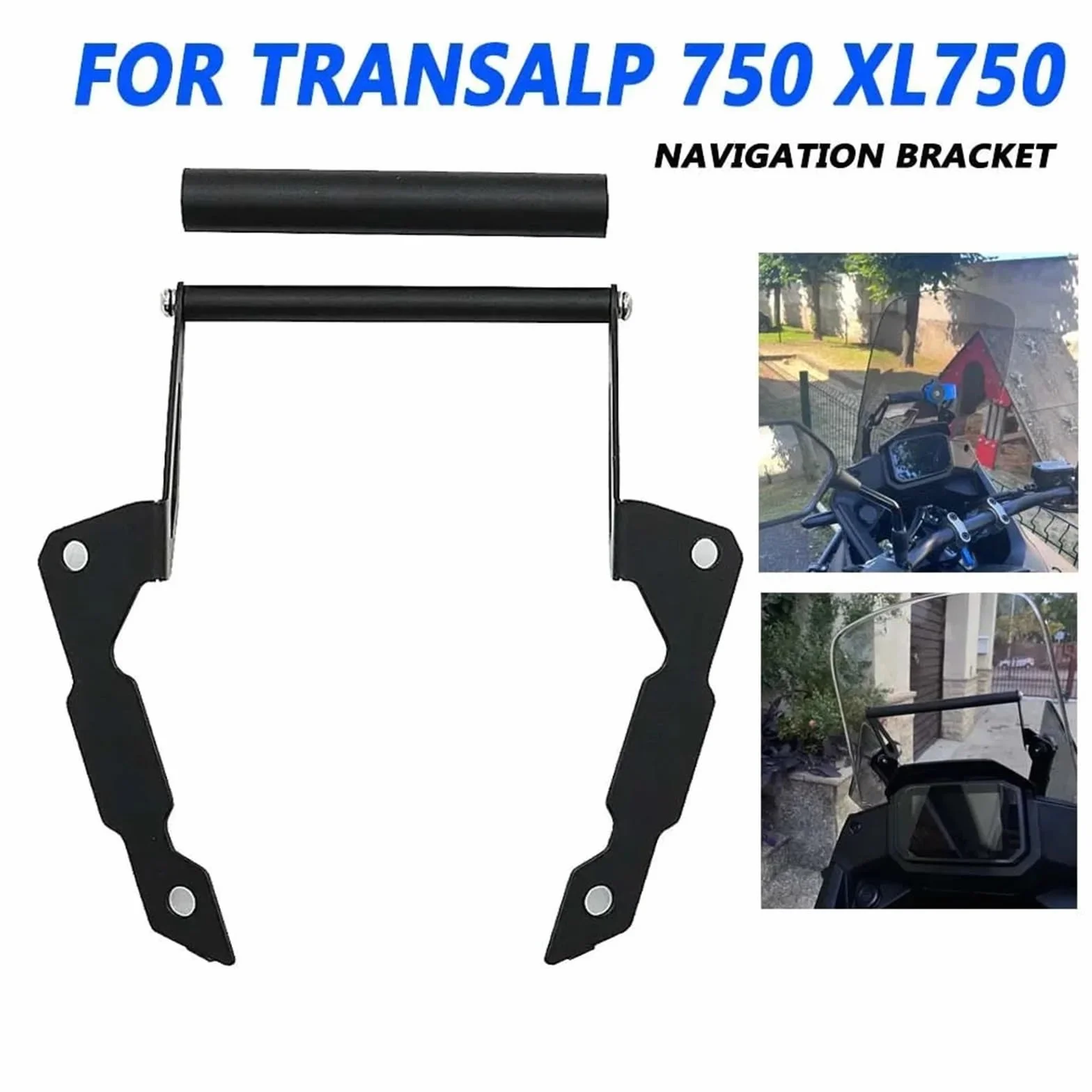 Uchwyt do nawigacji GPS Pasuje do Honda XL750 Transalp 750 Uchwyt na nawigację GPS Uchwyt na telefon Stojak Akcesoria motocyklowe Motocyklowy uchwyt do nawigacji(22MM)