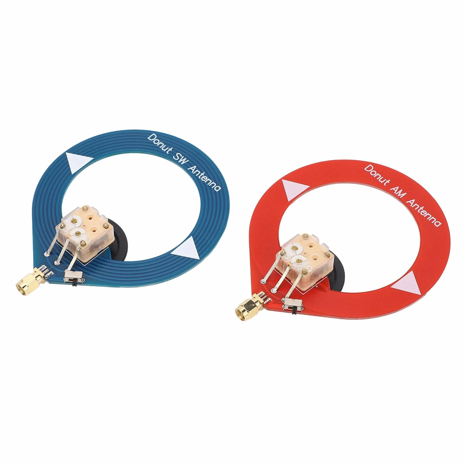 Donut AM MW SW antena PCB pętla radiowa antena lekka przenośna antena do krótkofalowego radia