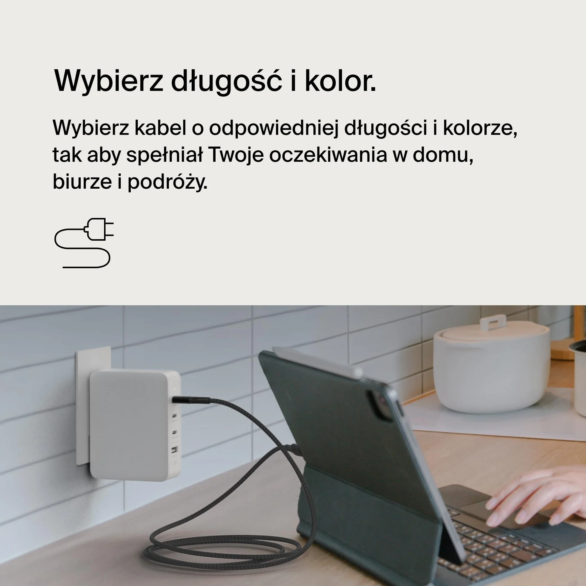 Belkin BoostCharge Kabel zasilania USB-C-USB-C, szybkie ładowanie Power Delivery 240 W, certyfikat USB-IF, zgodny z urządzeniami MacBook Pro, iPhone 15, Chromebook, Galaxy, iPad i innymi, 1 m, czarny
