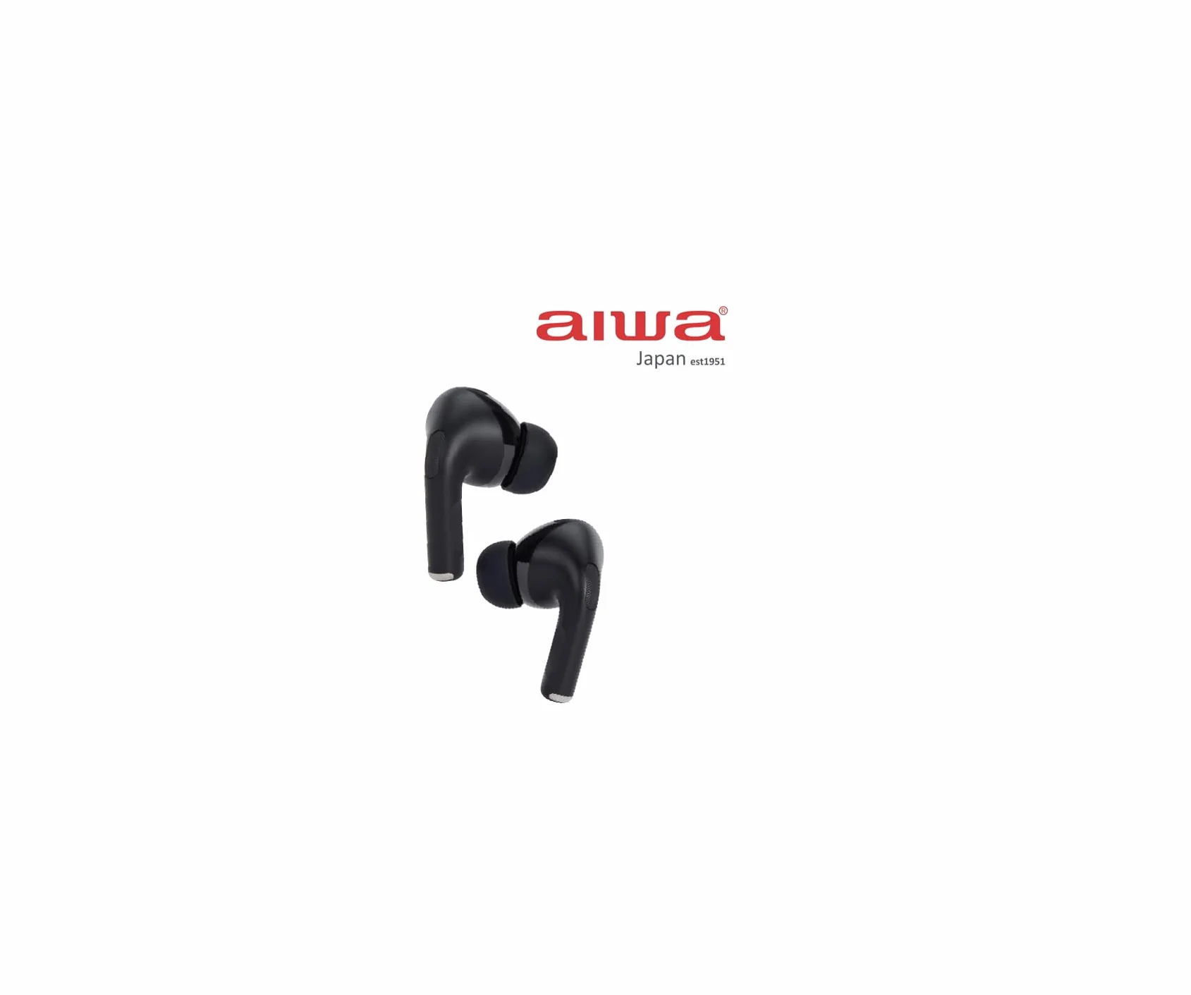 EBTW-350TN - Aiwa TWS EBTW-350TN słuchawki bezprzewodowe typu C, kolor szary