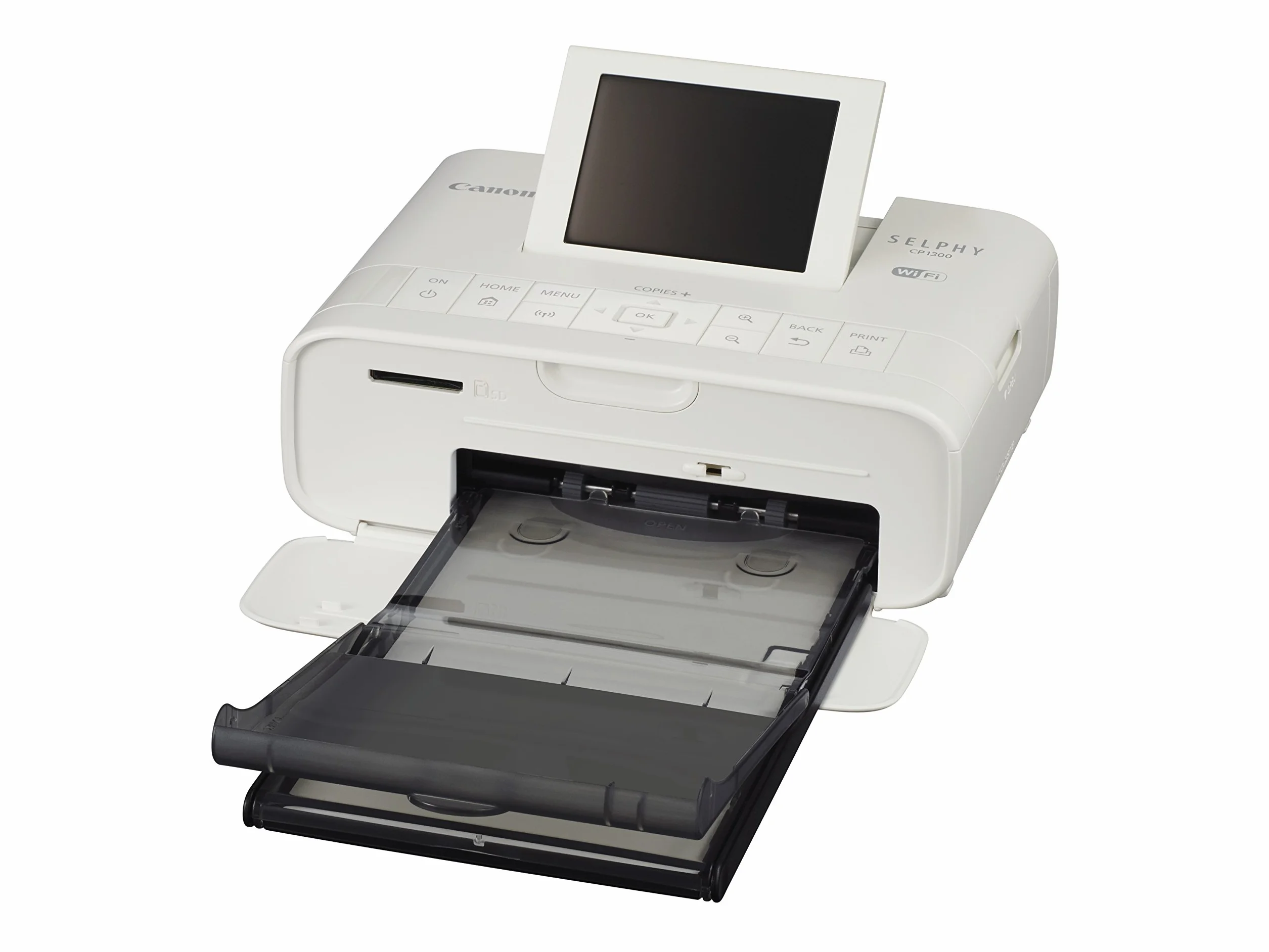 Canon SELPHY CP1300 Drukarka do zdjęć sublimacji WiFi - Drukarki fotograficzne (sublimacja odcieni, kaseta, LCD, 8,13 cm (3,2"), biała, SD,SDHC, SDXC)