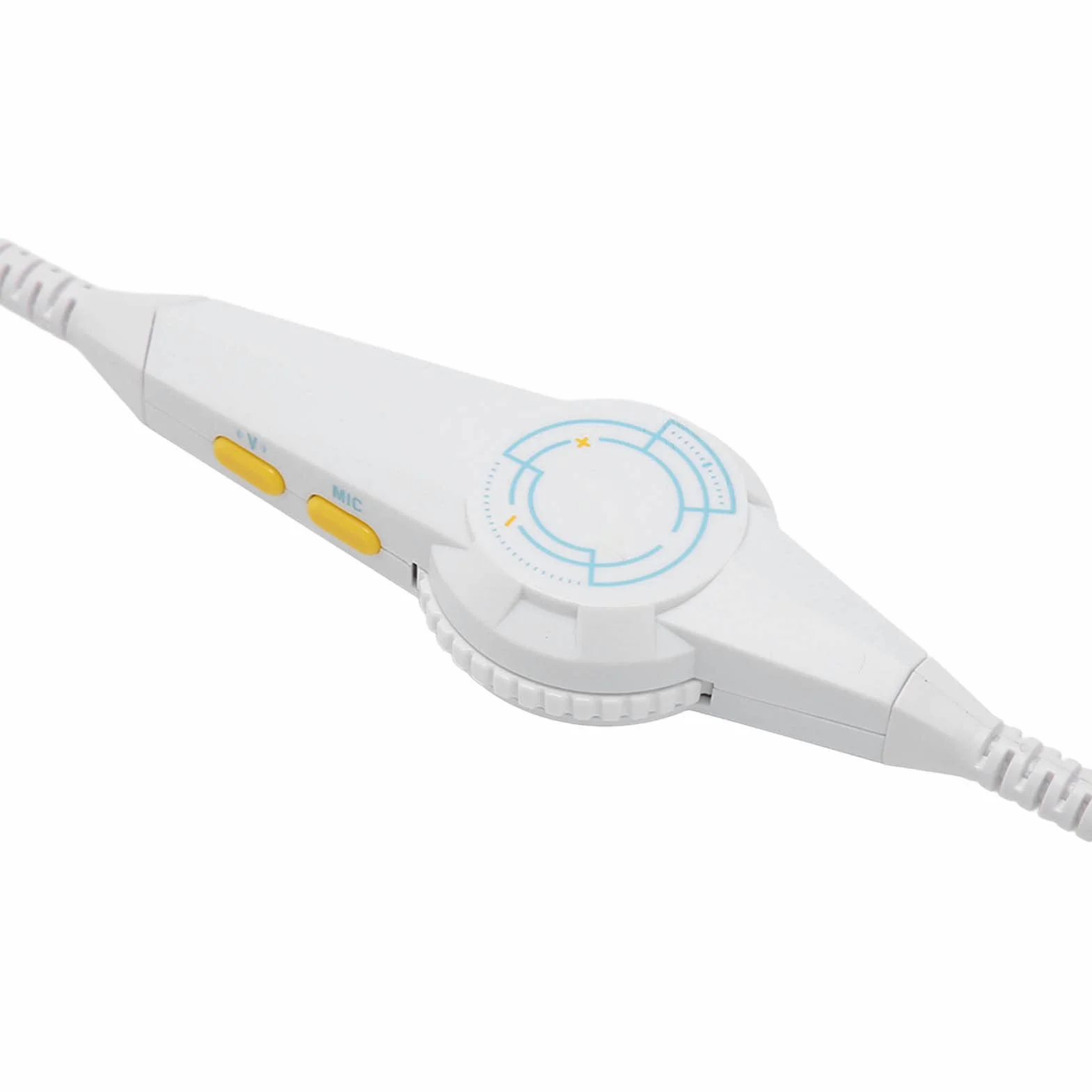 Gamingowy Zestaw Słuchawkowy Wirtualny Dźwięk Przestrzenny 7.1 USB z Oświetleniem LED i Mikrofonem z redukcją Szumów dla Graczy Komputerowych Materiał PVC