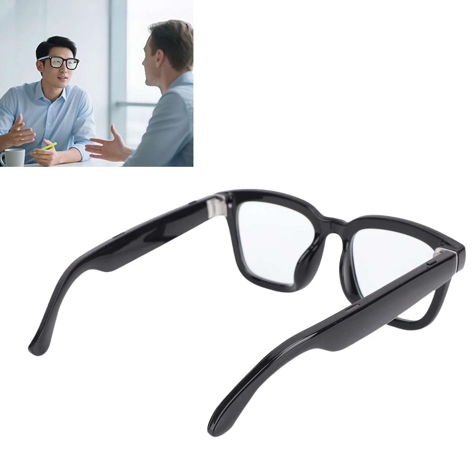 Tosuny Okulary Kamery HD 1080p, Inteligentne Okulary Tłumaczy AI, Okulary Przeciwsłoneczne Audio Bluetooth z kamerą, Niebieskie światło Blokujące Soczewki i Nagrywanie Wideo HD, do