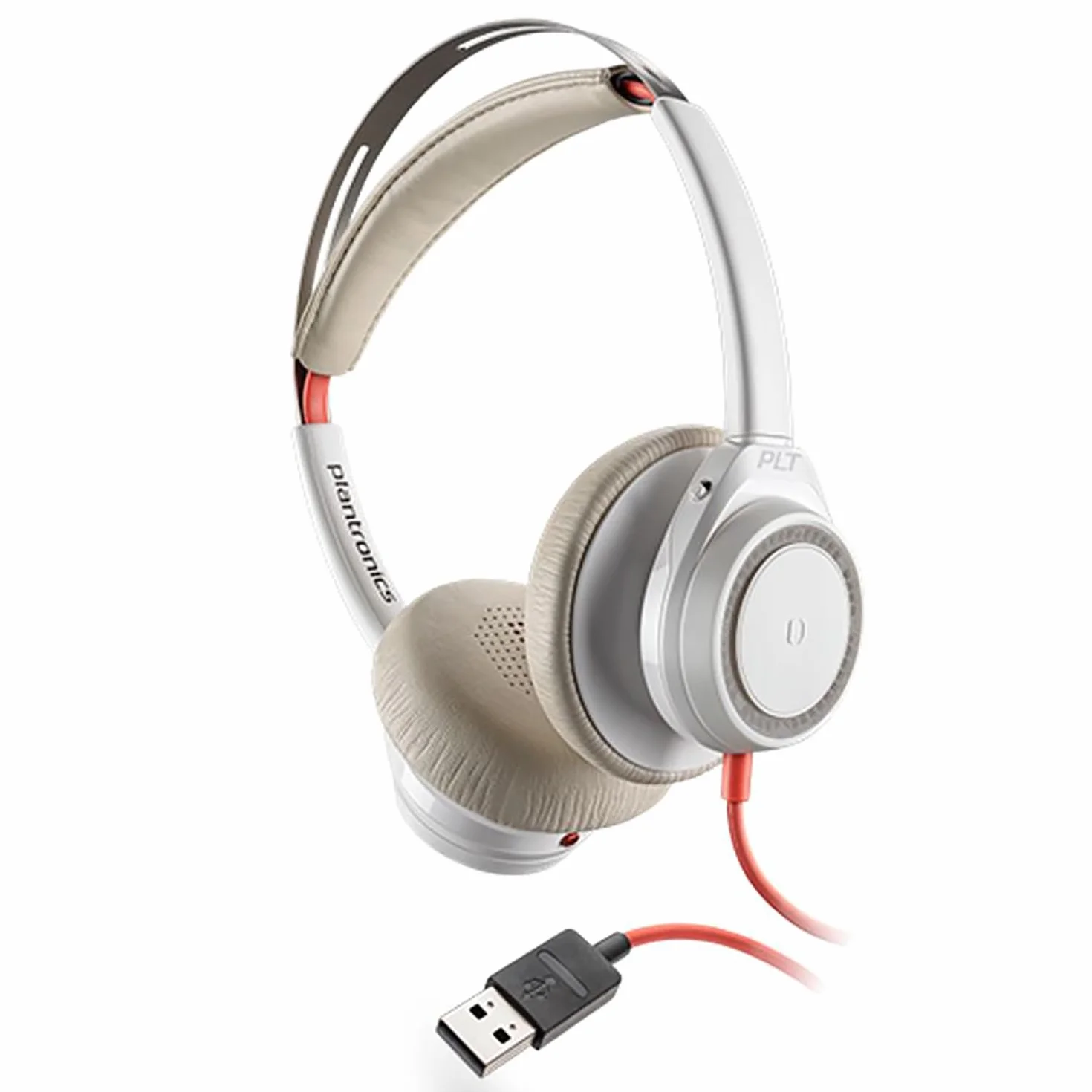 Plantronics Zestaw słuchawkowy Blackwire C7225 binaural/Stereo USB ANC, biały