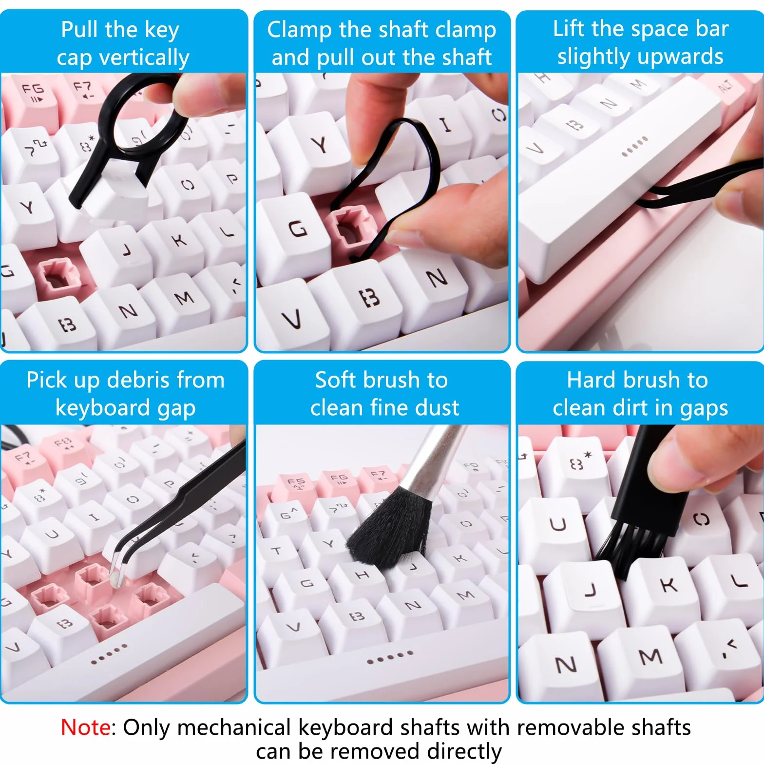 ARVOK 19 w 1 zestaw do czyszczenia klawiatury, przenośny środek do czyszczenia komputerów, czyszczenia ekranu, zestaw do czyszczenia Airpods/tablet/komputera/komputera/telewizora/obiektywu aparatu