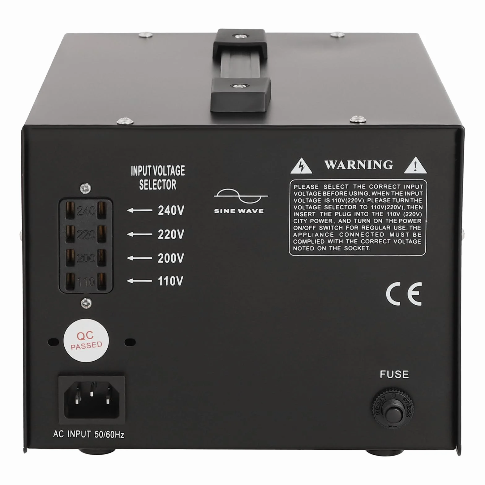 Przetwornica napięcia 3000 W transformator pierścieniowy, przetwornica napięcia 110 V na 220 V, konwerter Step up Down, wtyczka 220 na 110 V - In: 110 V lub 220 V/Out: 110 V i 220 V