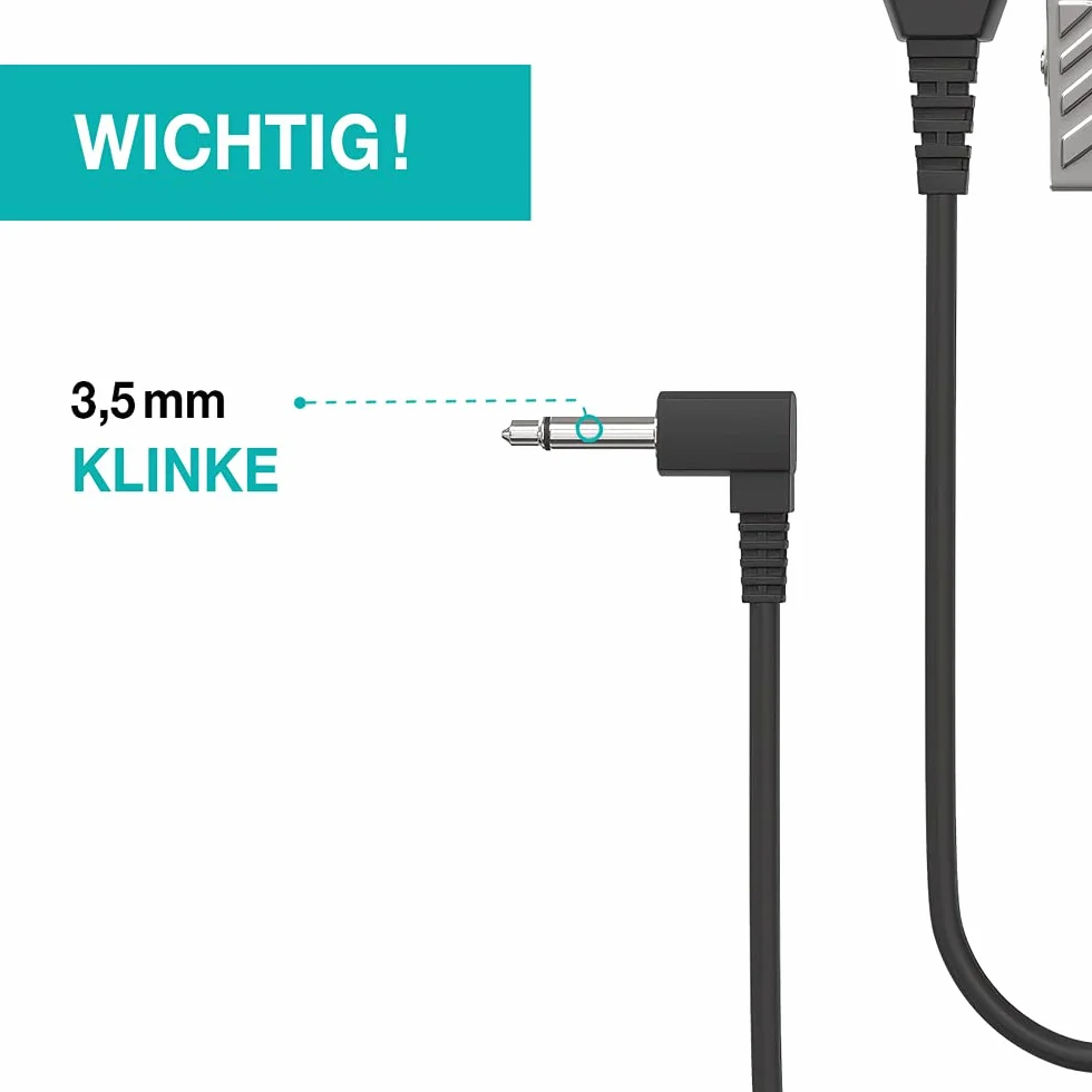 Słuchawki douszne - jack 3,5 mm - One Ear - przezroczyste z klipsem mocującym - słuchawki do urządzeń radiowych | zestaw 10 sztuk