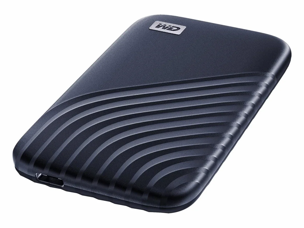 WD 2TB My Passport SSD Portable SSD USB-C, USB 3.2 Gen 2 External NVMe Solid State Drive up to 1050 MB/s 2-meters drop resistance, Works with PC, Xbox, PlayStation - Midnight Blue