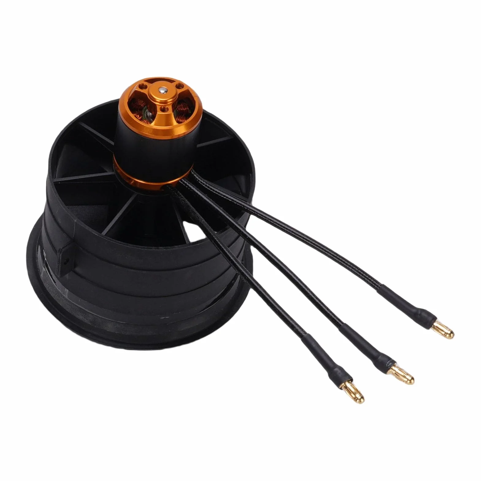 Pongnas Violent Fan 64mm 3200KV Bezszczotkowy Silnik z płytą sterującą – 5-łopatkowy Wentylator Kanałowy do Chłodzenia Komputerów, Modyfikacji Dronów i Projektów Elektroniki DIY