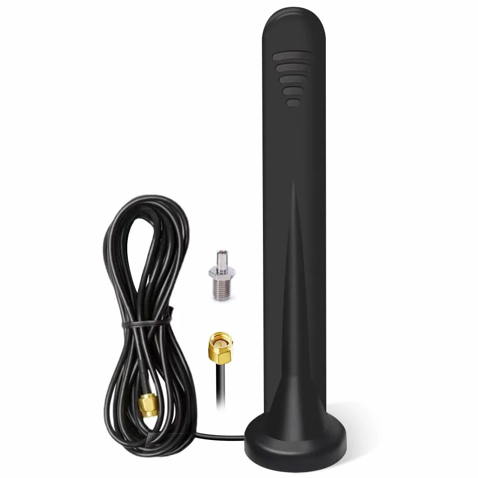 Antena WiFi 5G 4G wielokierunkowa 15DBI SMA+TS9 magnetyczna podstawa Mimo LTE z kablem 3M RG174 do użytku wewnątrz na zewnątrz 3G/4G/5G/GSM/GPRS Router Iot Smart Home