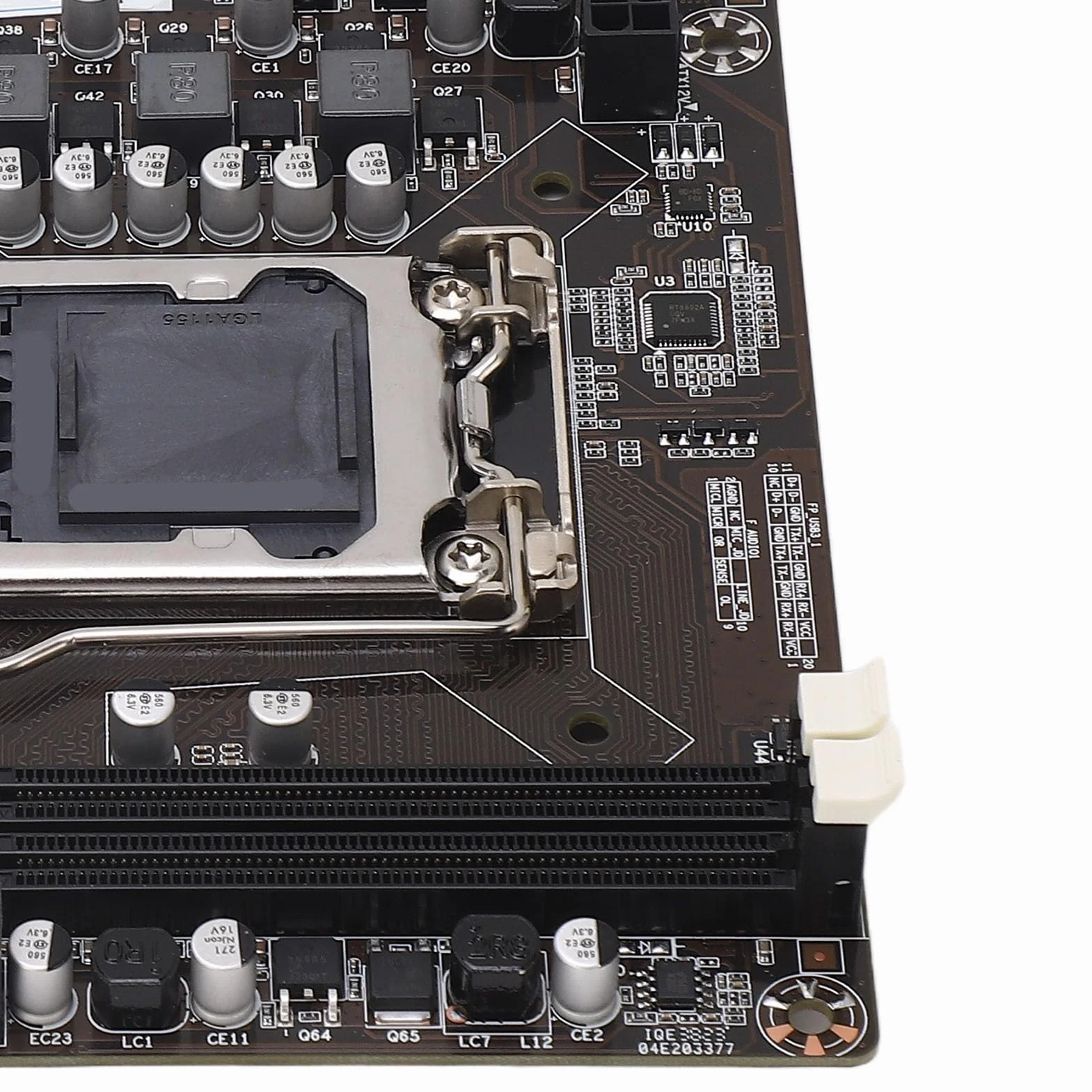 Komputerowa Płyta Główna B75M, Gamingowa Płyta Główna Micro ATX dla Corei7, I5, I3, LGA1155, SATA3.0x1, SATA2.0x3, PCI E8Xx1, Karta Sieciowa 100M, DDR3x2, VGA, HDMI, PCI E1Xx1