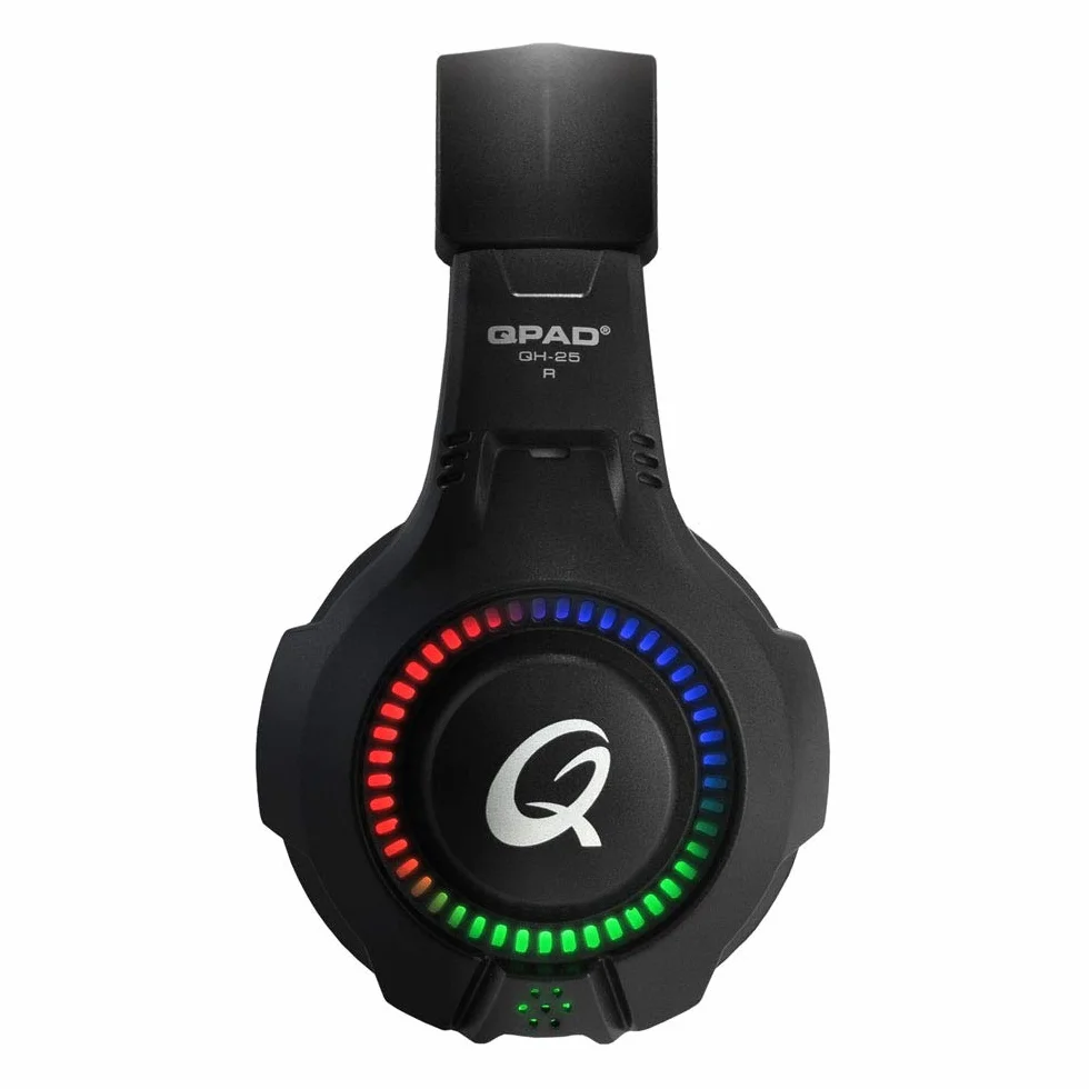QPAD QH-25 RGB stereo i zestaw słuchawkowy do gier USB 7.1
