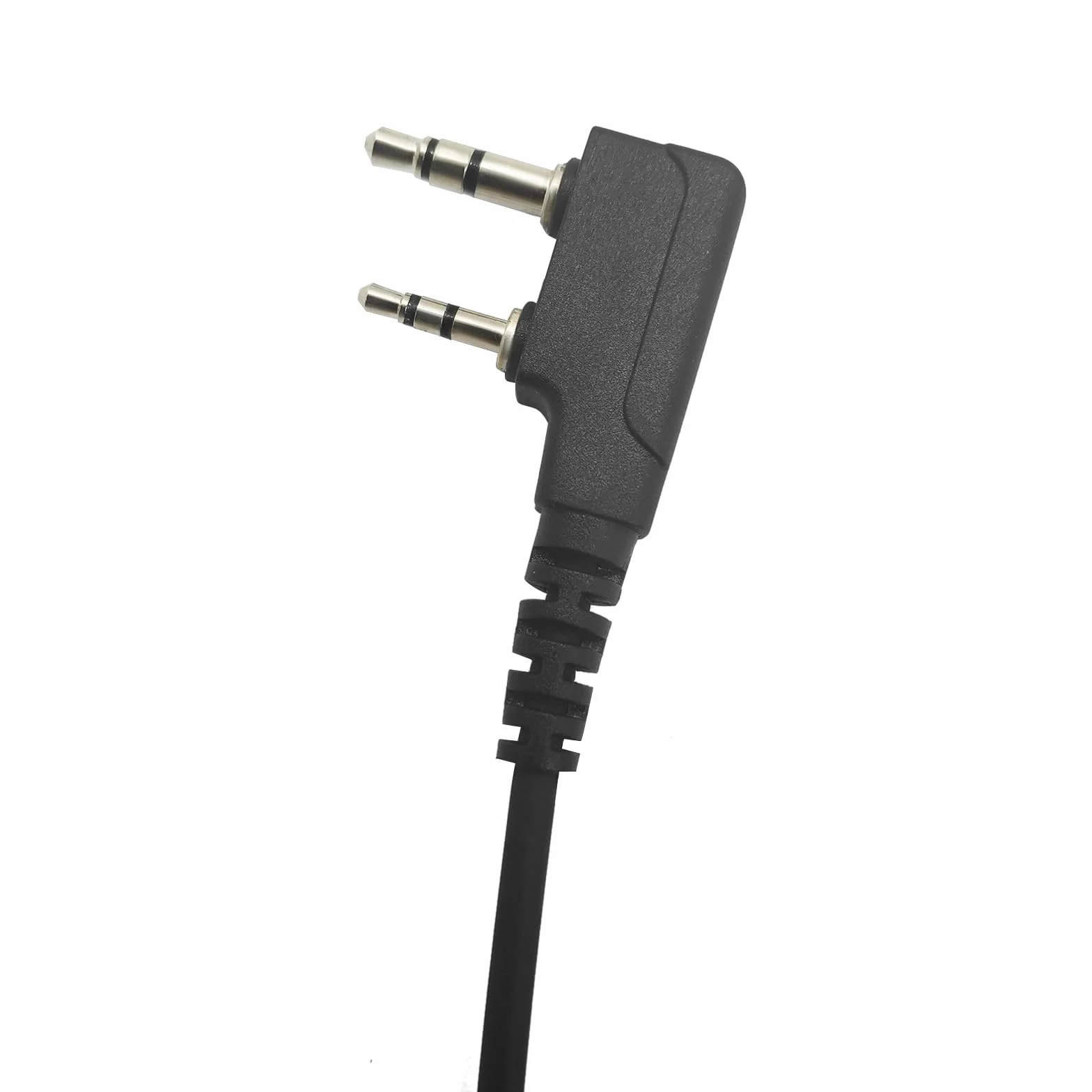 YZYPYM 2-pinowy dwukierunkowy radiowy zestaw słuchawkowy słuchawki z mikrofonem PTT do Kenwood Baofeng Retevis Samcom uv-5r uv5r uv82 rt68 rt22s rt21 rt27 rt19 h777 h-777s retc 15 (pierścień pętelkowy