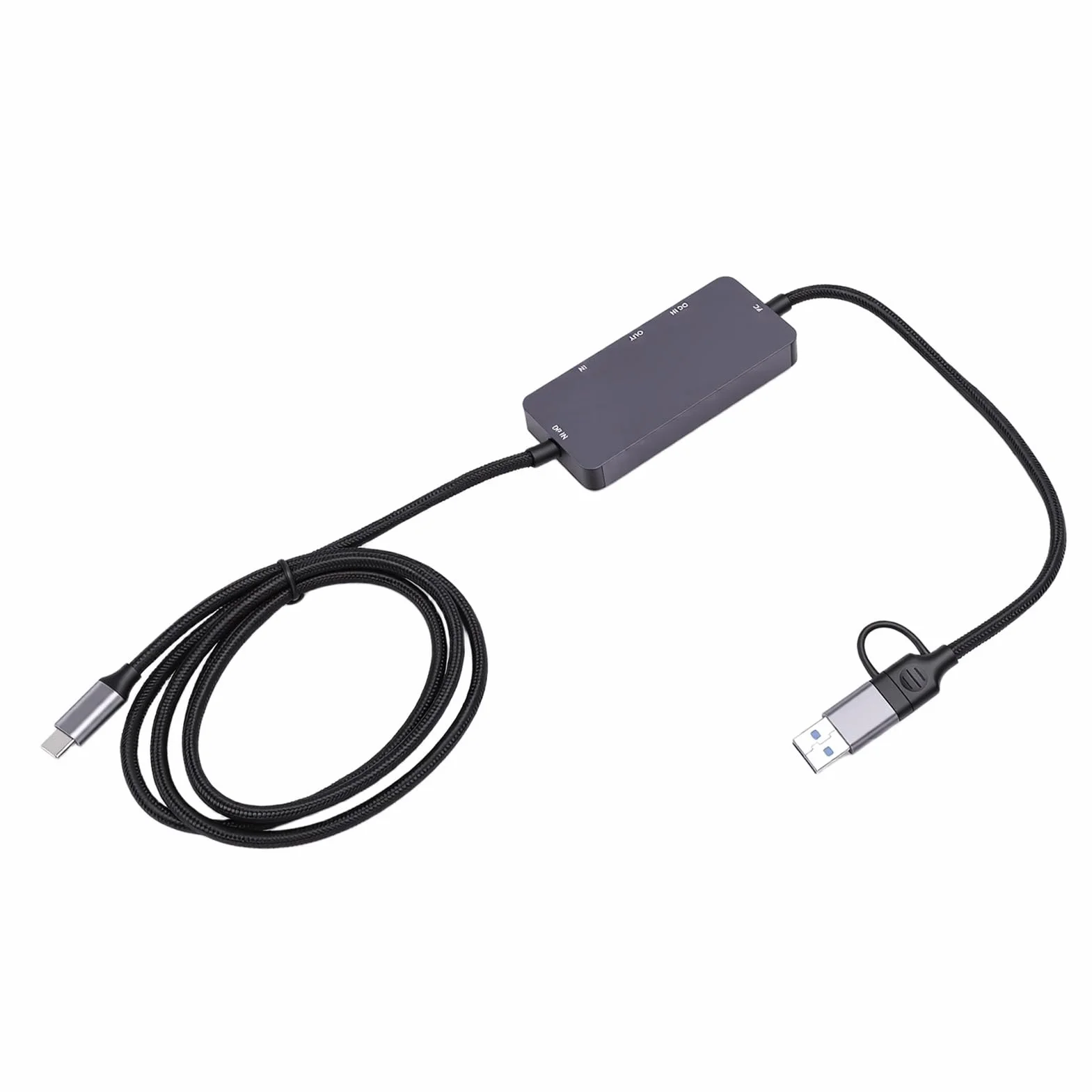 Karta Przechwytywania Wideo Wejście Wyjściowe 4K 60 Hz USB 3.2 Gen 1 Adapter na USB, Nagrywanie 1080p60 do Przesyłania Strumieniowego, Gier i Wideokonferencji, Typ C, 100 W PD, Małe