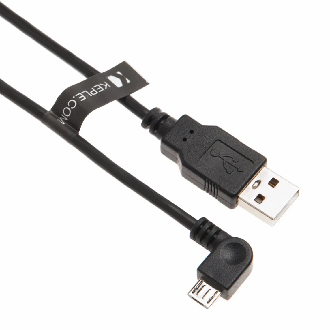 Keple TomTom Kabel do ładowania w samochodzie kompatybilny z Go 40, 50, 60, 400, 500, 510, 520, 530, 600, 610, 620, 820 Live, 5000, 5100, 5200, 6000 | START 20/25 / 40/42 kąt prosty Micro USB (1 m)