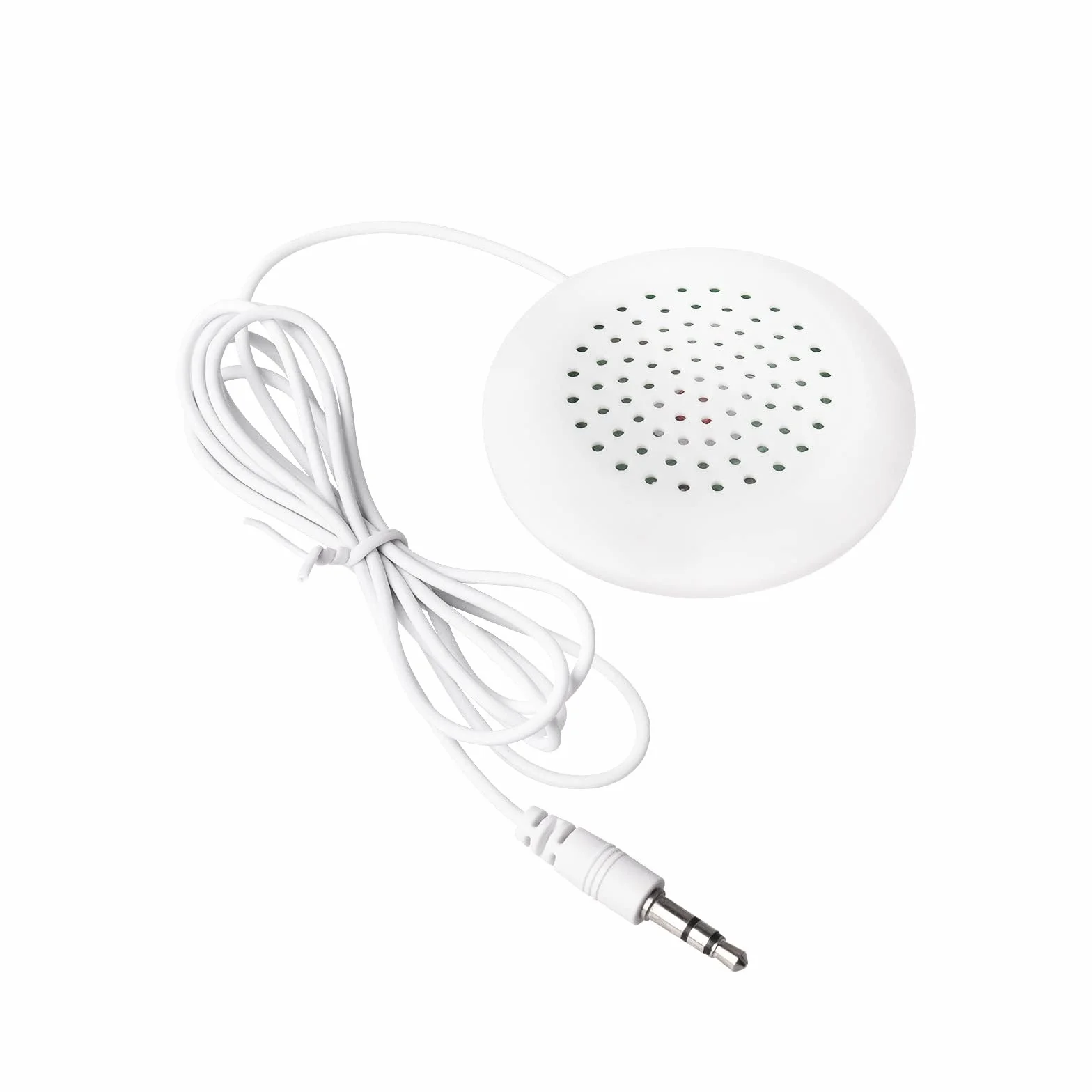 Głośnik stereo 3,5 mm mini HiFi DIY przenośny poduszkowy do MP3 MP4 CD telefonu (biały)