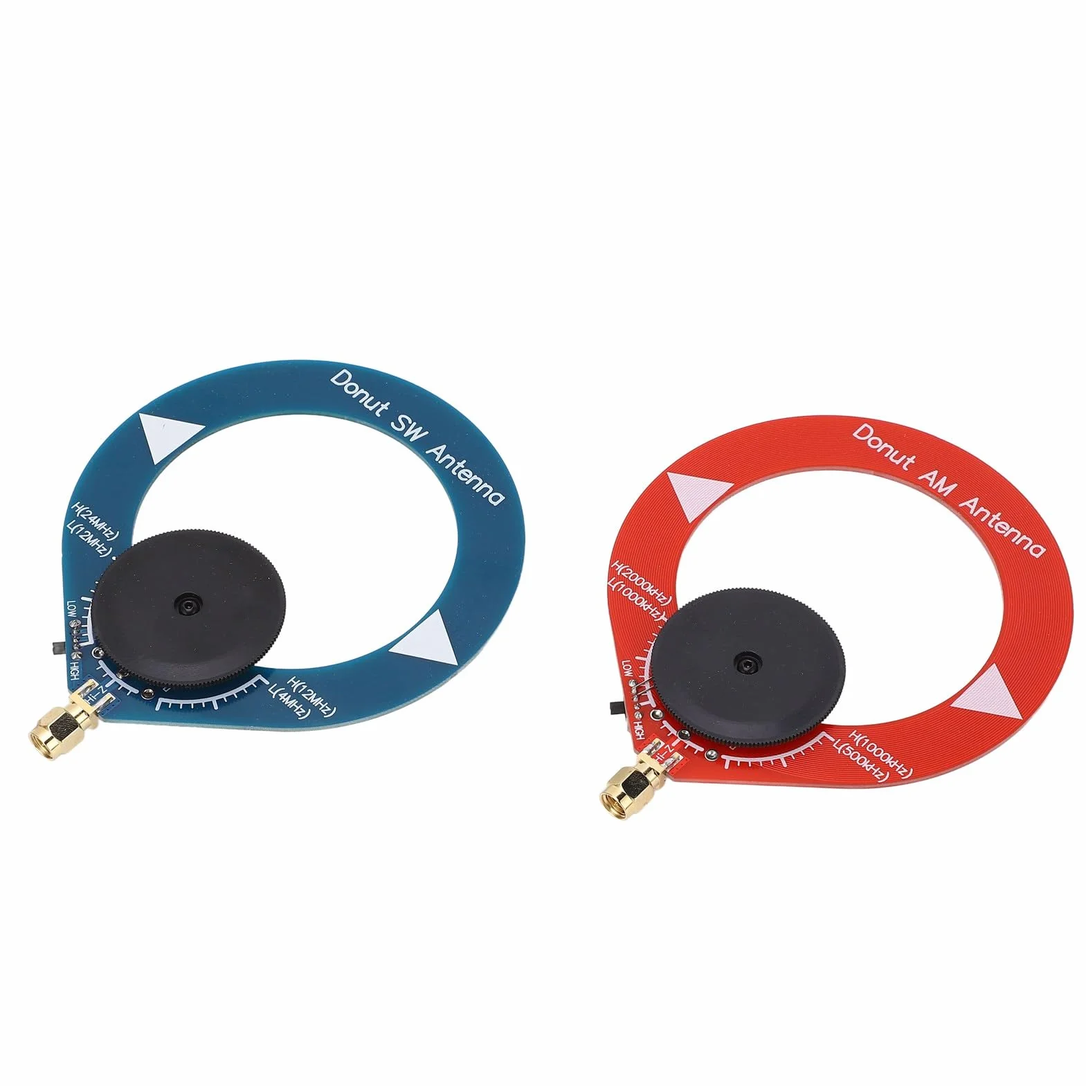 Donut AM MW SW antena PCB pętla radiowa antena lekka przenośna antena do krótkofalowego radia