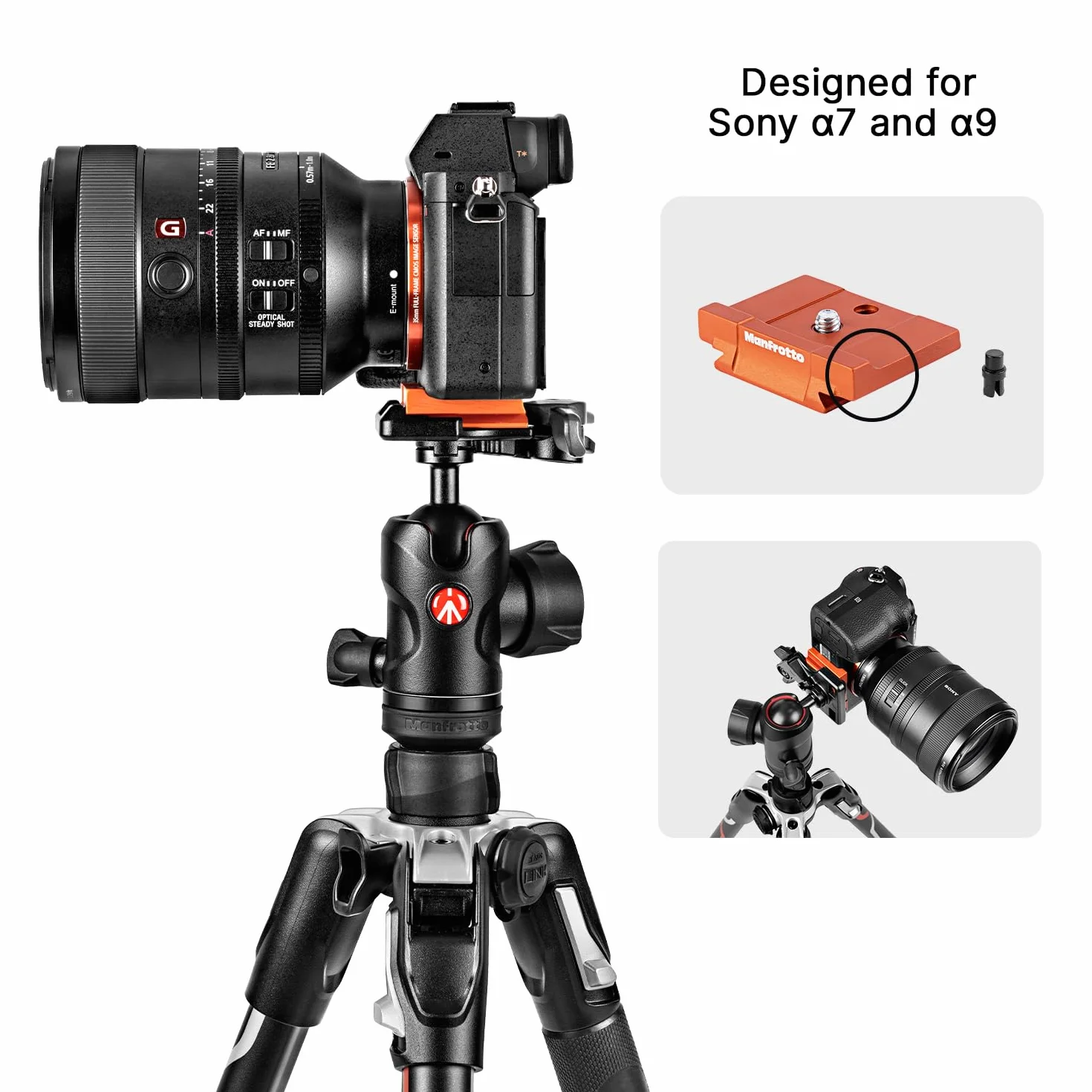 Manfrotto Befree Advanced Special Edition aluminiowy statyw podróżny z centralną kulą 494 do aparatów Sony Alpha