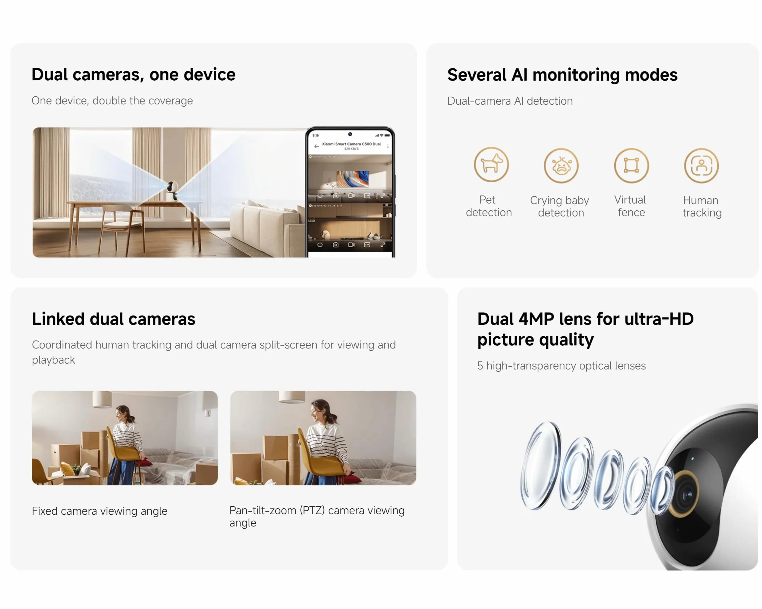 Xiaomi Smart Camera C500 Dual EU