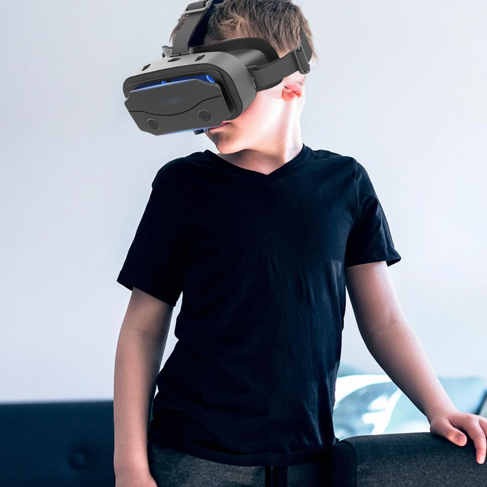 5 Pcs Okulary wirtualnej rzeczywisto?ci - Zestaw s?uchawkowy VR dla Androida | Okulary HD VR Zestaw s?uchawkowy do wirtualnej rzeczywisto?ci do gier VR Filmy, zestaw s?uchawkowy VR do Homraa