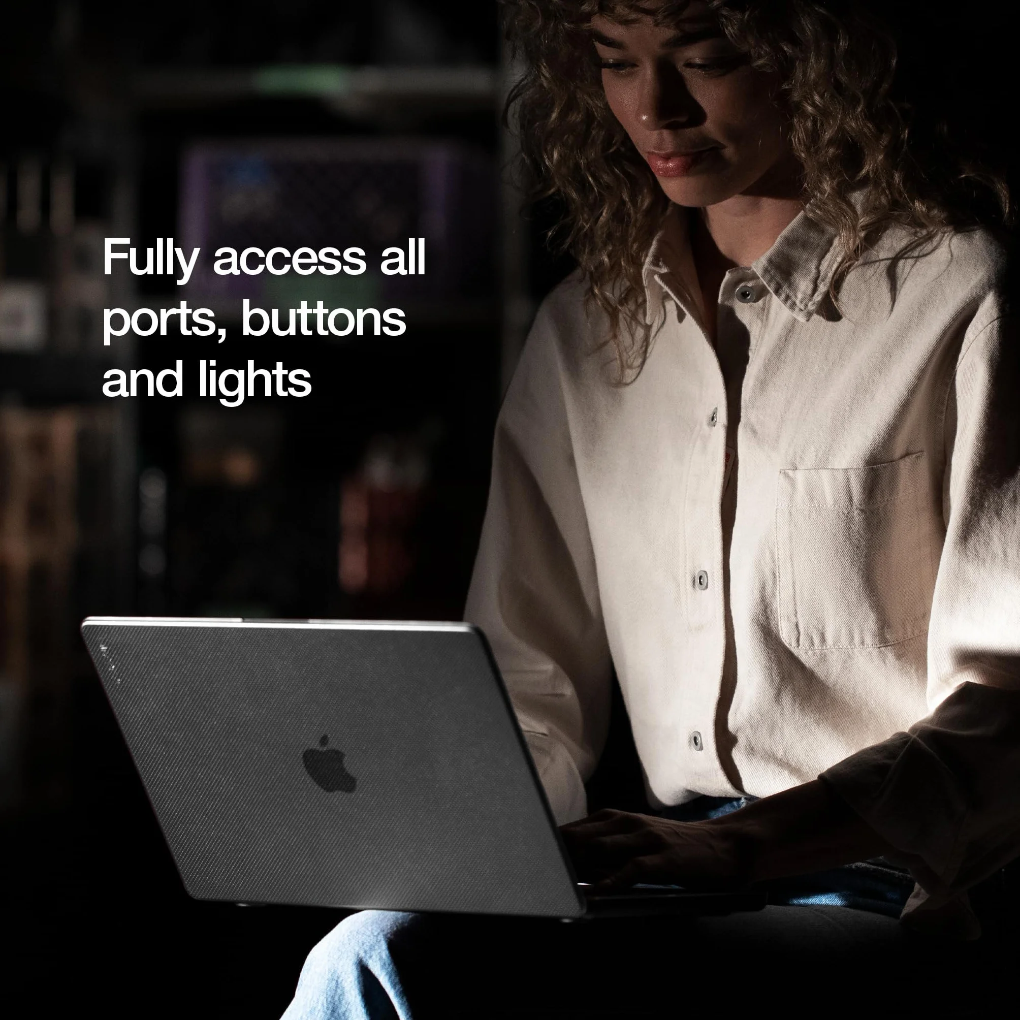 Incase Hardshell Dots kompatybilny z Macbook Air 38.1 cm (2023 - M2) czarny