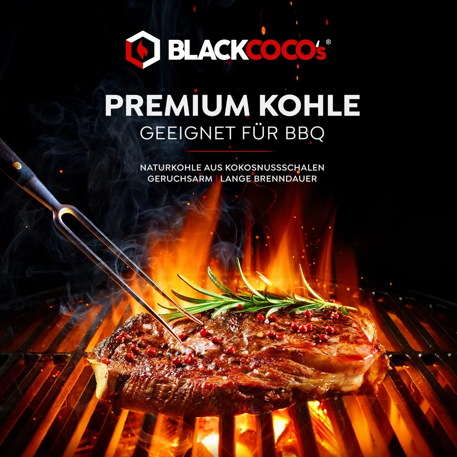 Blackcoco's Premium Węgiel Kokosowy Naturalny Do Sziszy 1Kg