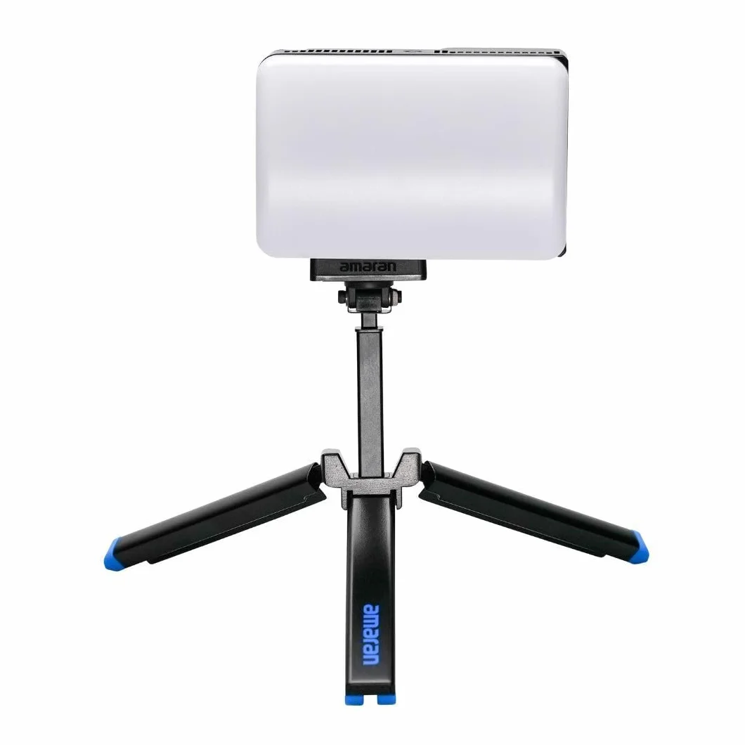 amaran Ace 25c Travel Ready Compact LED Light Creator Kit (grafitowy) | Długotrwała bateria, zamek szybkiego zwalniania, konstrukcja optyczna