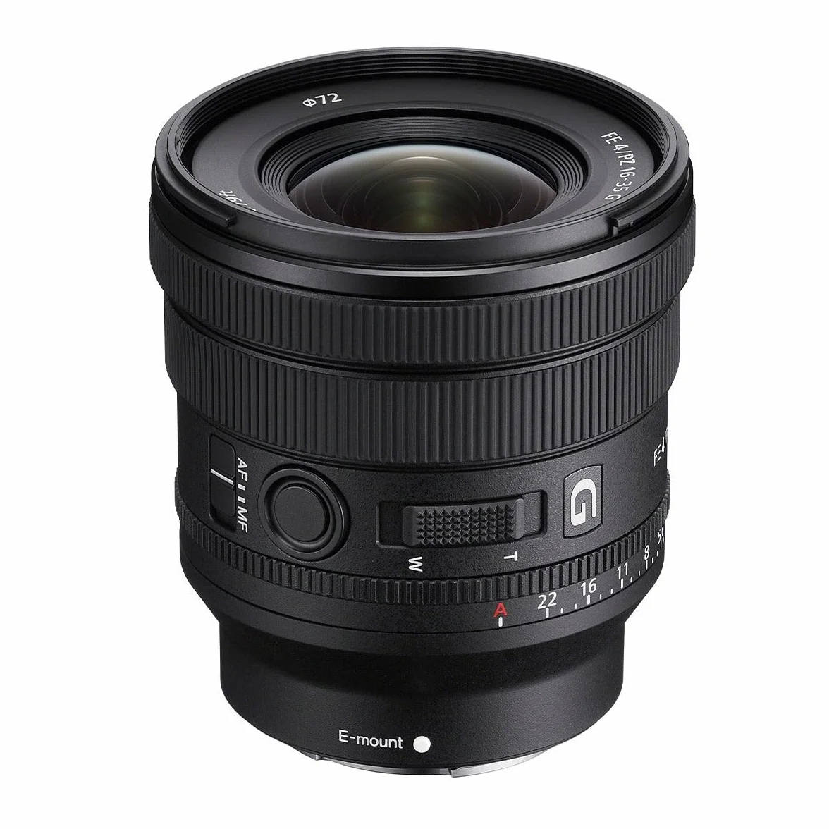 Sony Premium G Series Fe4/Pz SELP1635G.SYX Obiektyw, Czarny, 16-35 mm