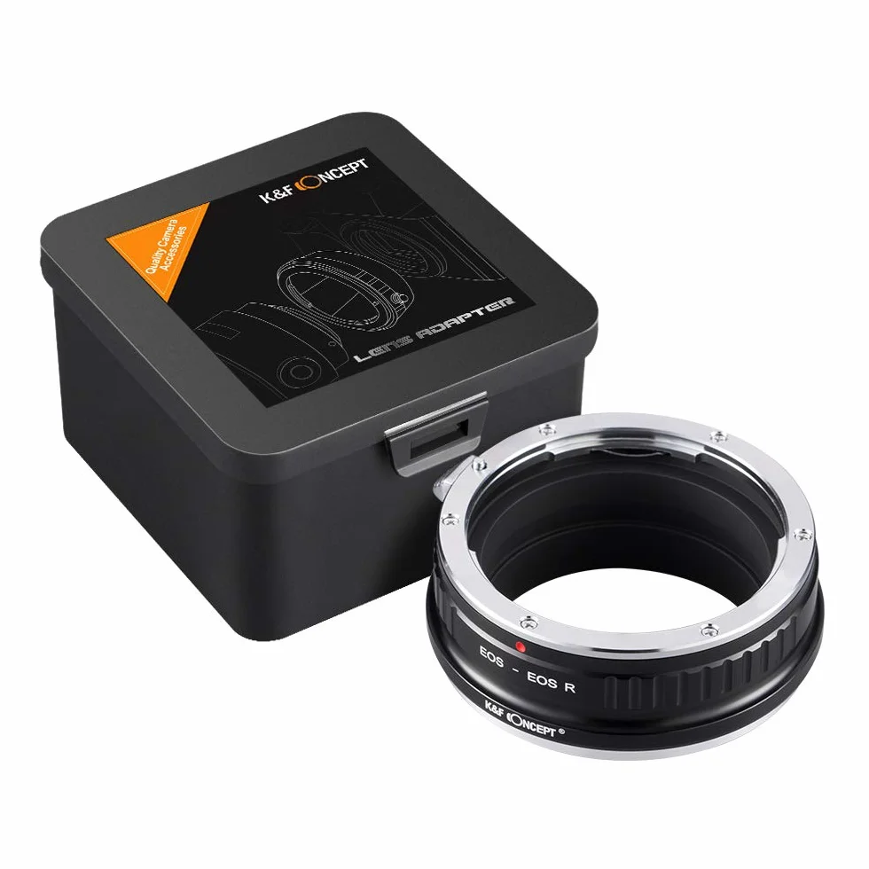 K&F Concept Adapter do montażu obiektywu EF EF-S na EOS R, ręczny adapter do obiektywu Canon EOS EF EF-S i aparatu Canon EOS R
