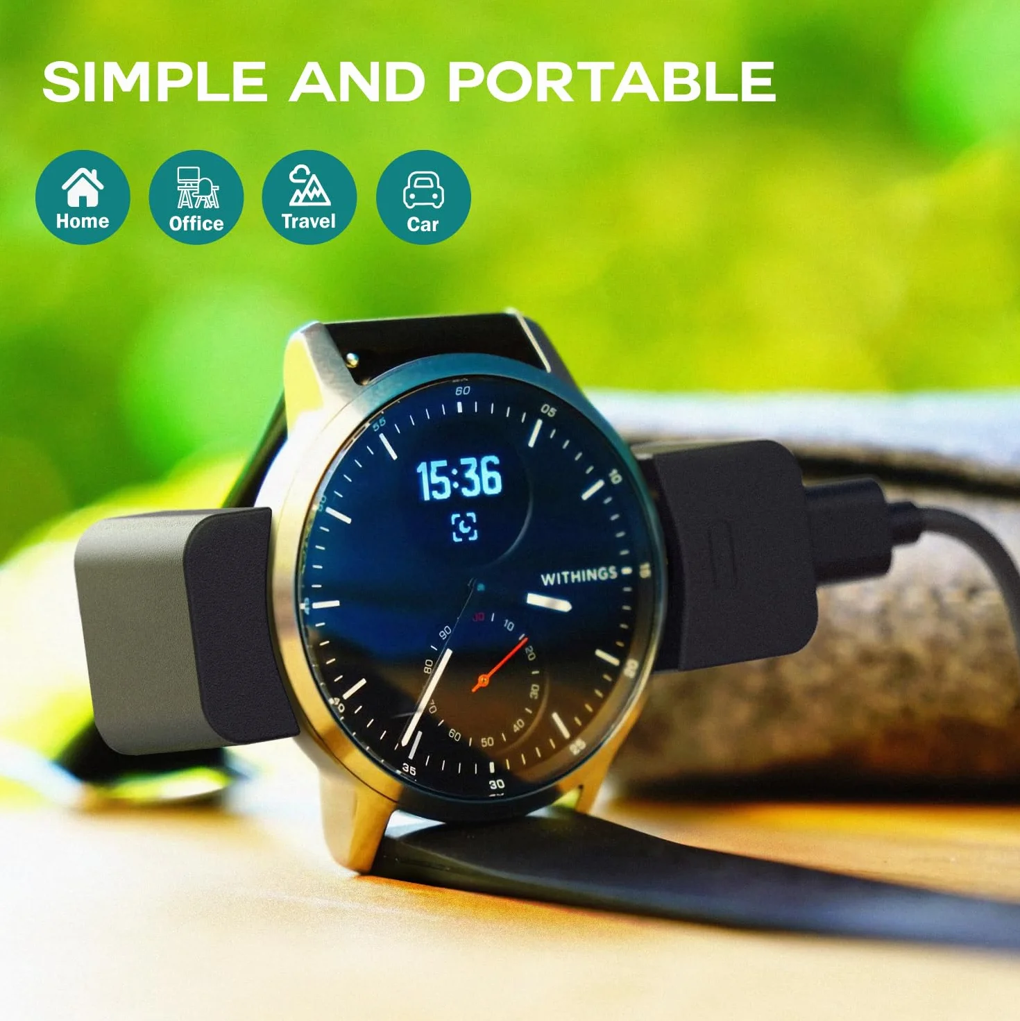 TUSITA Ładowarka Kompatybilny z Withings Scanwatch 2 Scanwatch Light 1M