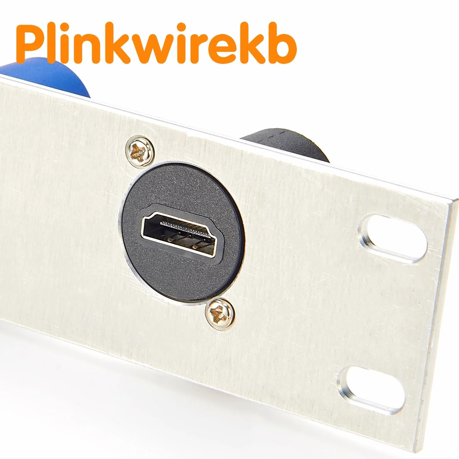 Adapter do montażu paneli HDMI, gniazdo typu D, 4K @ 60 Hz, gniazdo typu D na gniazdo, 4K @ 60 Hz, szybkie HDMI 1.4, stałe złącze gwintowane, 5 sztuk