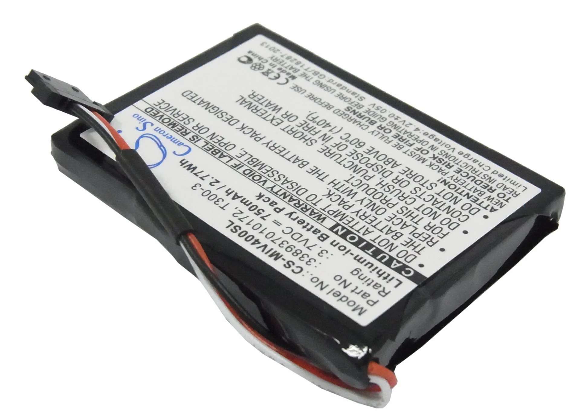 Li-ion Battery Pack Fits MITAC T300-3 Mio Moov 400 405