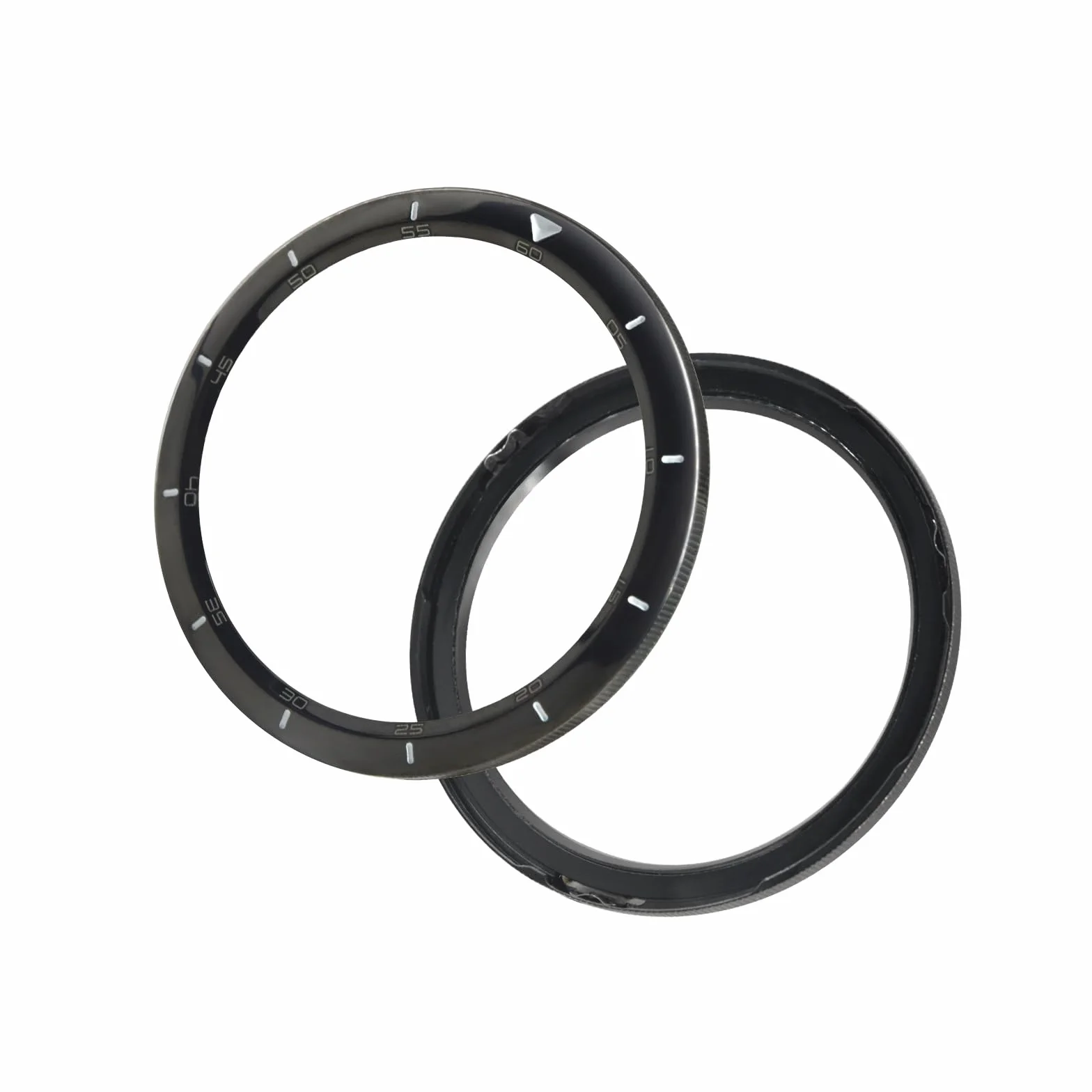 Xiaomi Watch S4/S3 Pierścień ze stali nierdzewnej czarny wzór skali